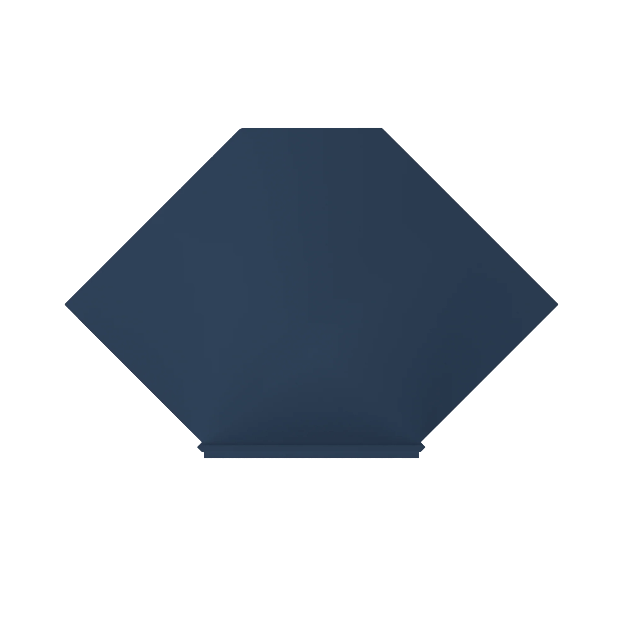 Sink Front Corner Base Kitchen Cabinet SFC42 Danbury Blue LessCare 34.5 in. height 42 in. depth - Image 6