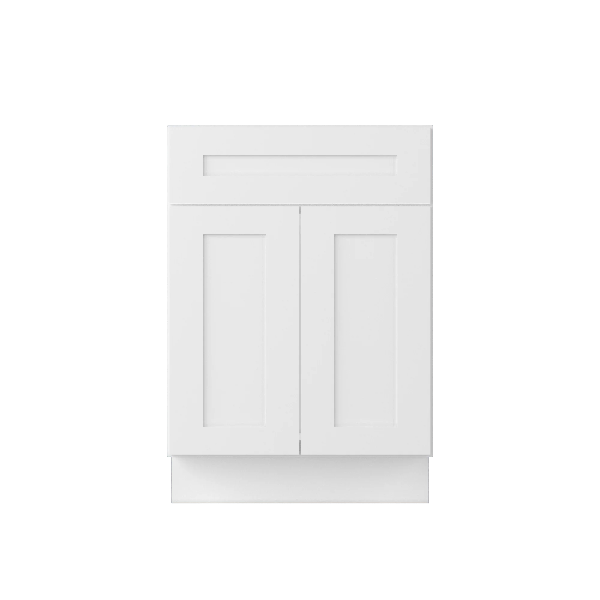 Sink Base Kitchen Cabinet SB24 Alpina White LessCare 24 in. width 34.5 in. height 24 in. depth - Image 3