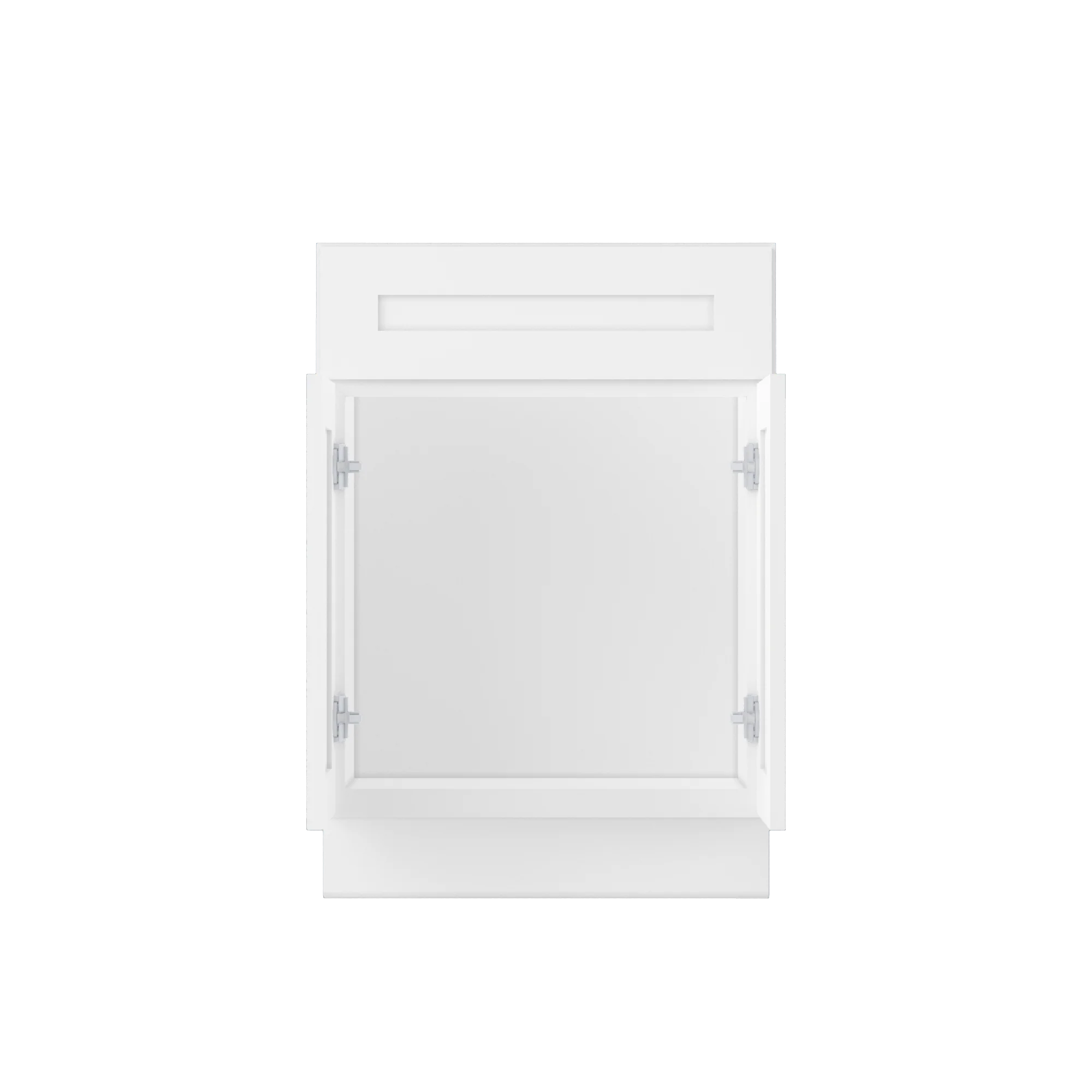 Sink Base Kitchen Cabinet SB24 Alpina White LessCare 24 in. width 34.5 in. height 24 in. depth - Image 5