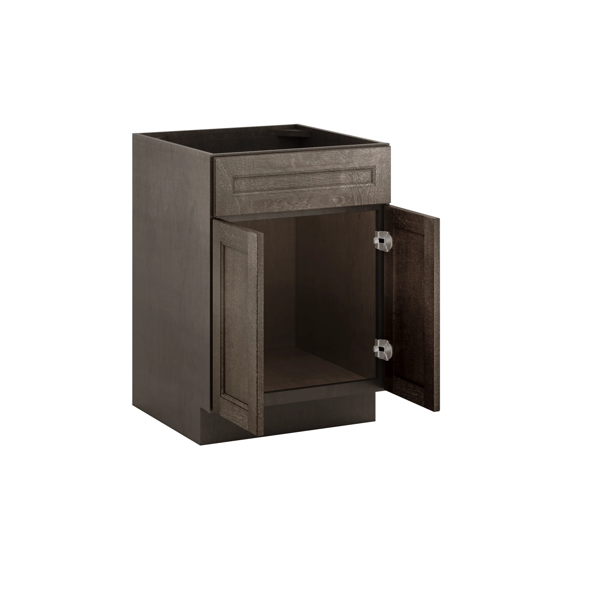 Sink Base Kitchen Cabinet SB24 Milan Slate 24 in. width 34.5 in. height 24 in. depth - Image 4