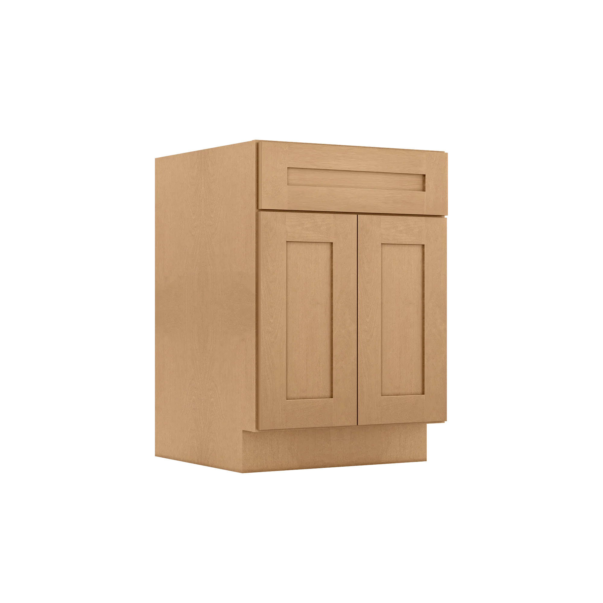 Sink Base Kitchen Cabinet SB24 Shaker Toffee LessCare 24 in. width 34.5 in. height 24 in. depth - Image 2