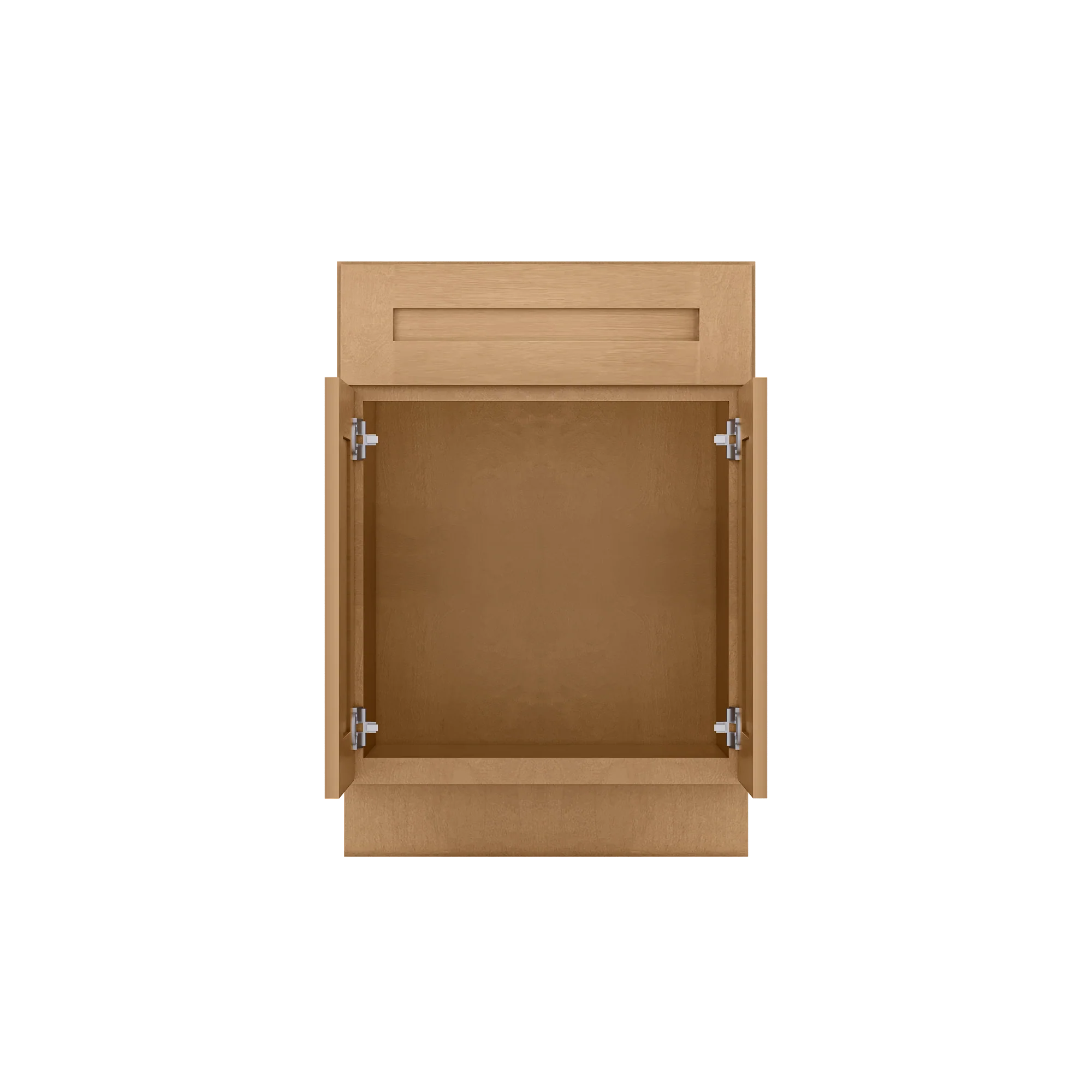 Sink Base Kitchen Cabinet SB24 Shaker Toffee LessCare 24 in. width 34.5 in. height 24 in. depth - Image 5