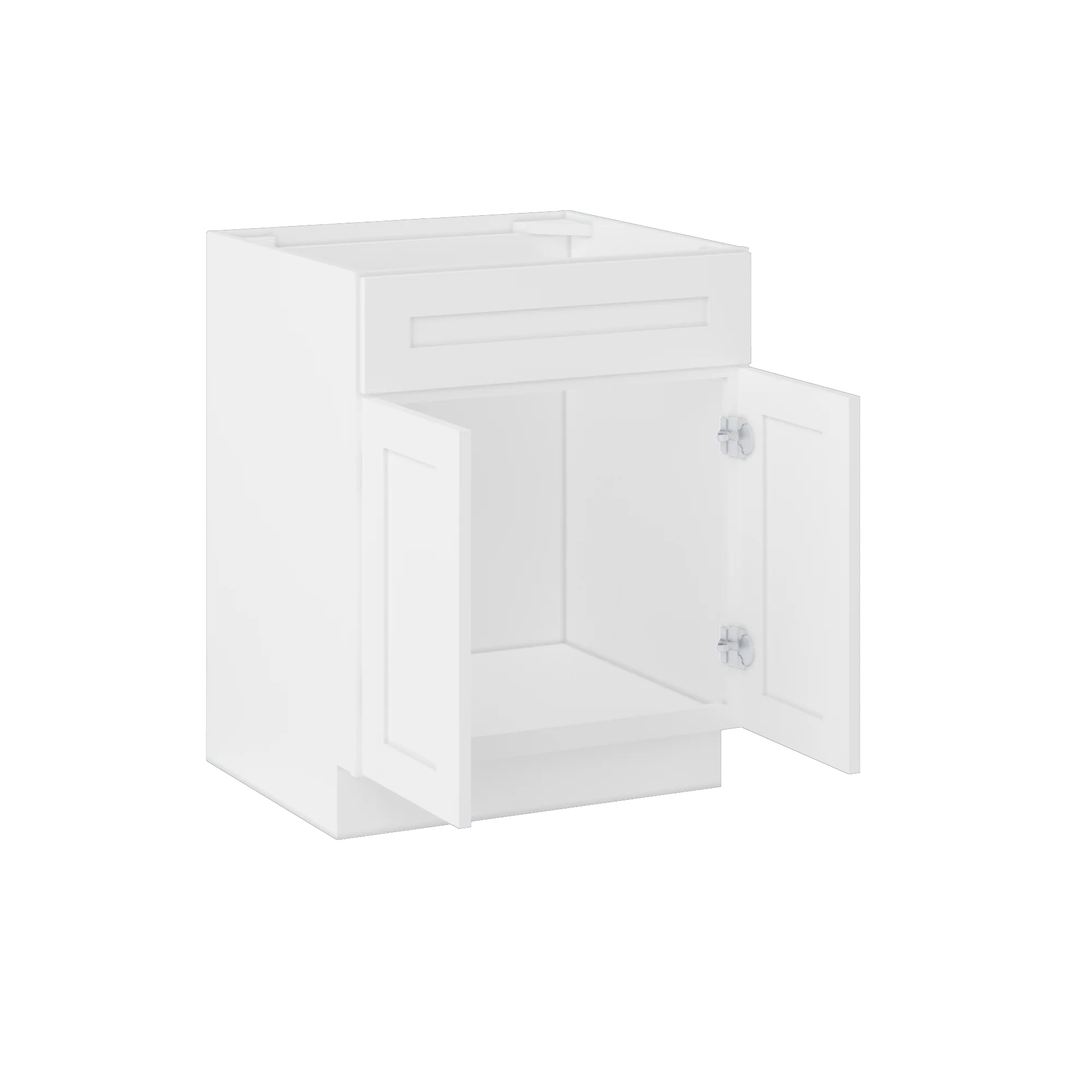 Sink Base Kitchen Cabinet SB27 Alpina White LessCare 27 in. width 34.5 in. height 24 in. depth - Image 4