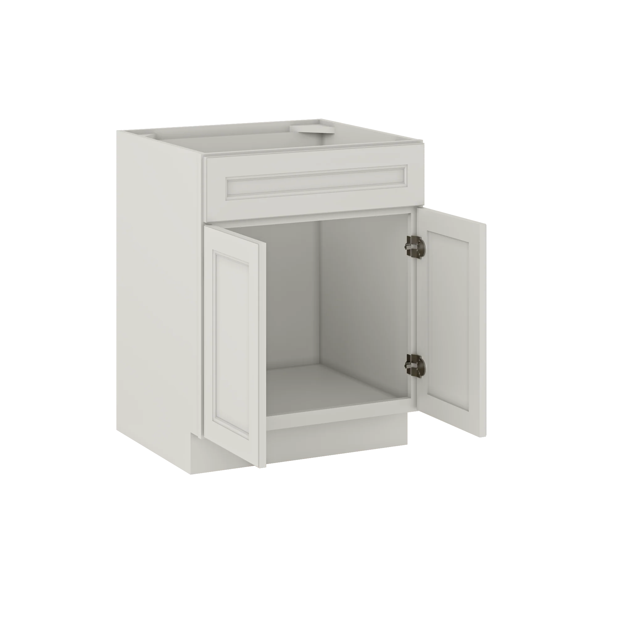 Sink Base Kitchen Cabinet SB27 Milan Pearl 27 in. width 34.5 in. height 24 in. depth - Image 4