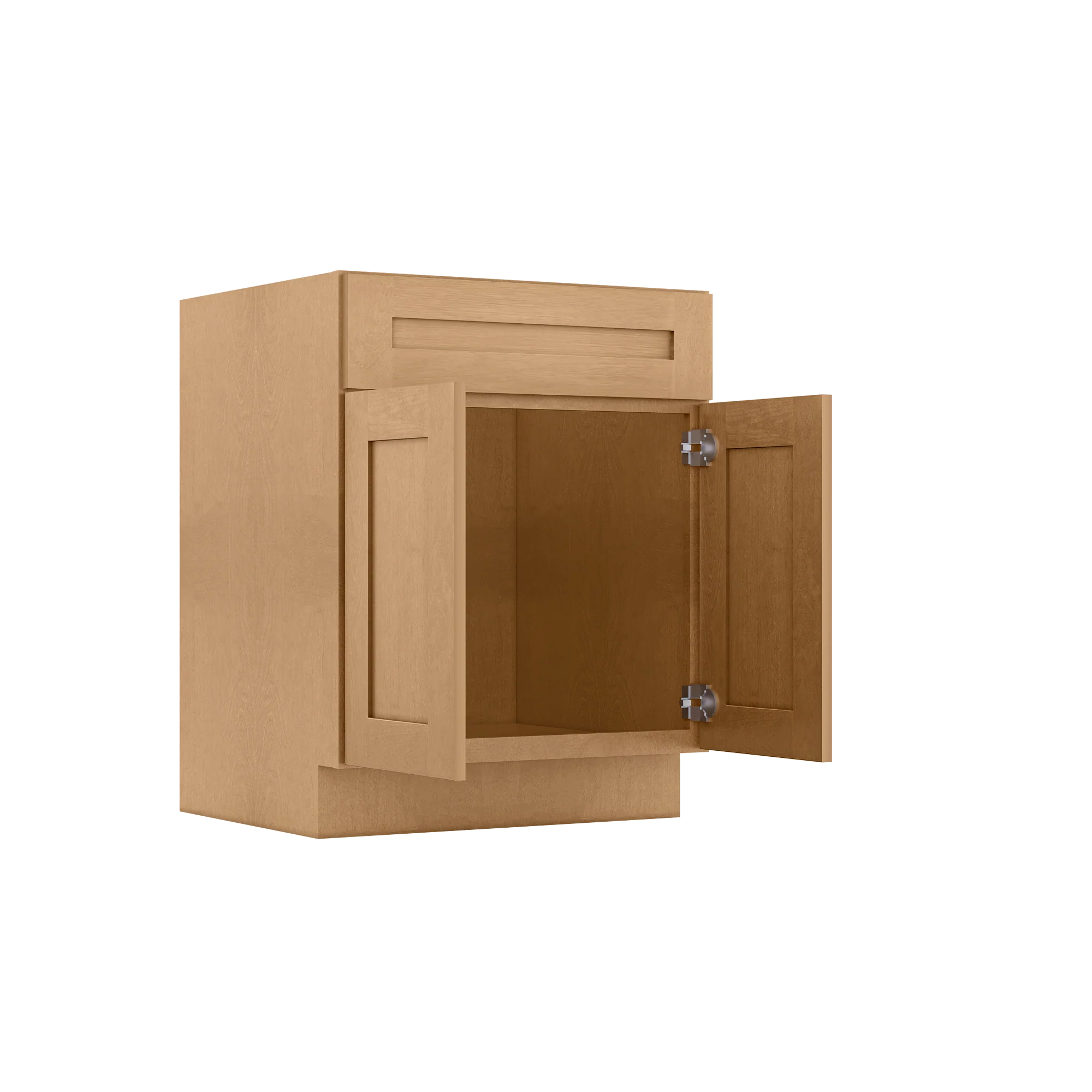 Sink Base Kitchen Cabinet SB27 Shaker Toffee LessCare 27 in. width 34.5 in. height 24 in. depth - Image 4