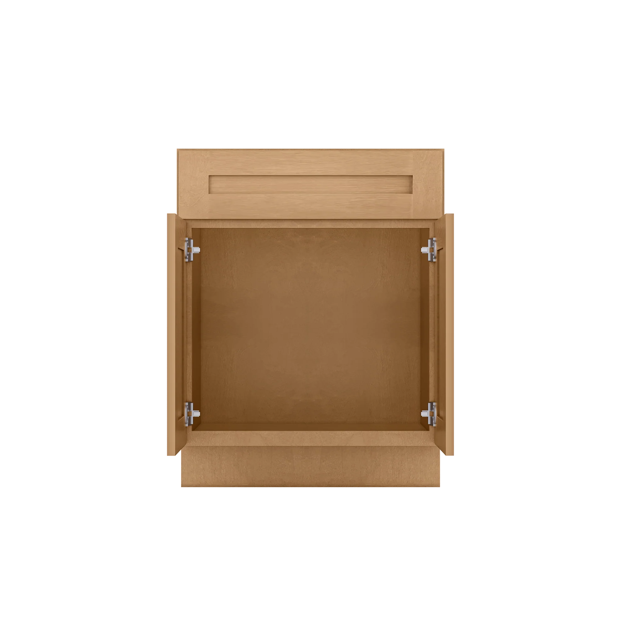 Sink Base Kitchen Cabinet SB27 Shaker Toffee LessCare 27 in. width 34.5 in. height 24 in. depth - Image 5