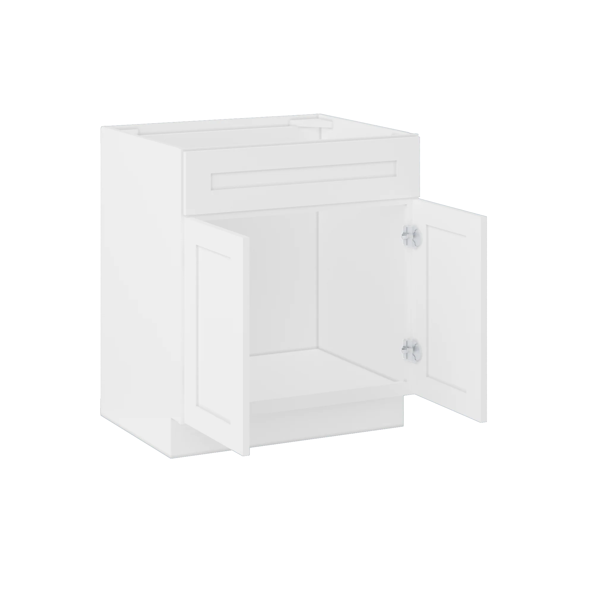 Sink Base Kitchen Cabinet SB30 Alpina White LessCare 30 in. width 34.5 in. height 24 in. depth - Image 4
