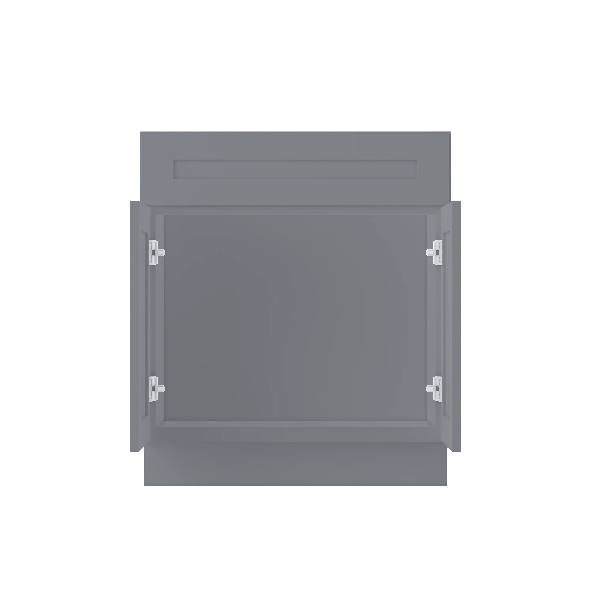 Sink Base Kitchen Cabinet SB30 Colonial Gray LessCare 30 in. width 34.5 in. height 24 in. depth - Image 5