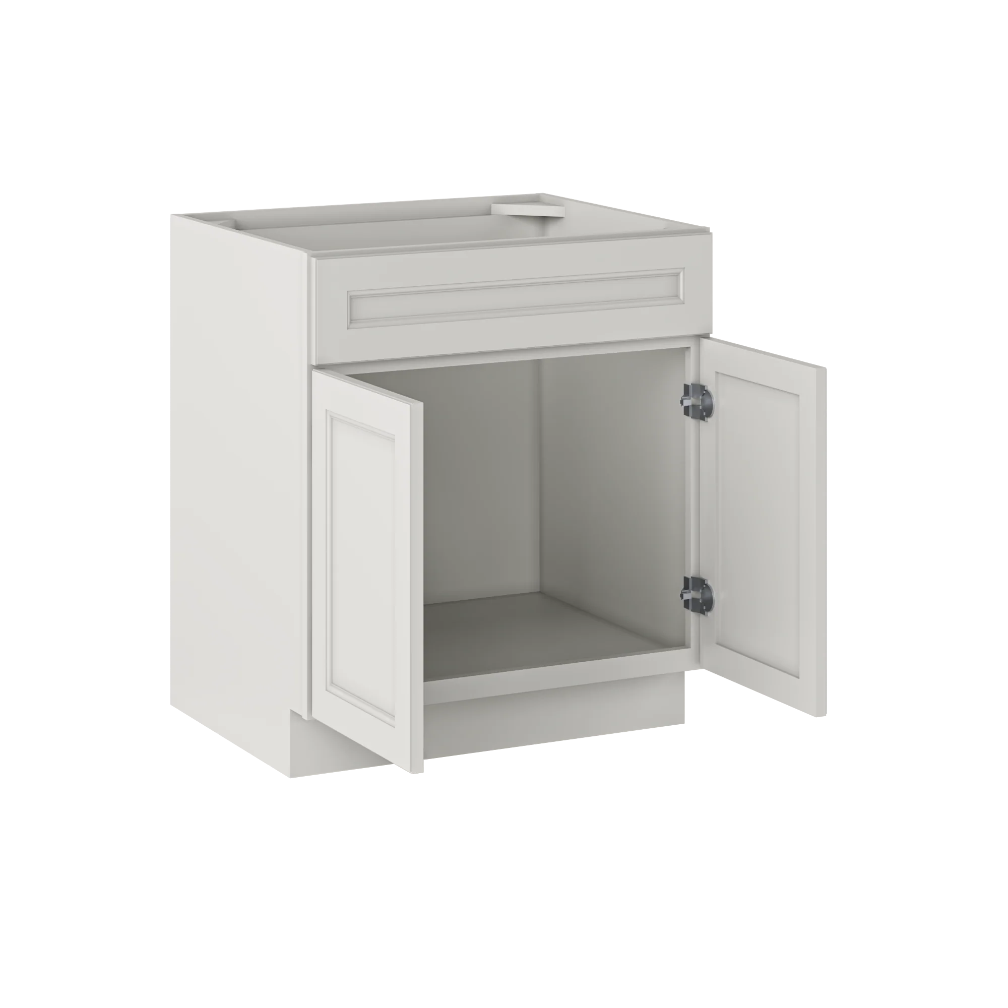 Sink Base Kitchen Cabinet SB30 Milan Pearl LessCare 30 in. width 34.5 in. height 24 in. depth - Image 4