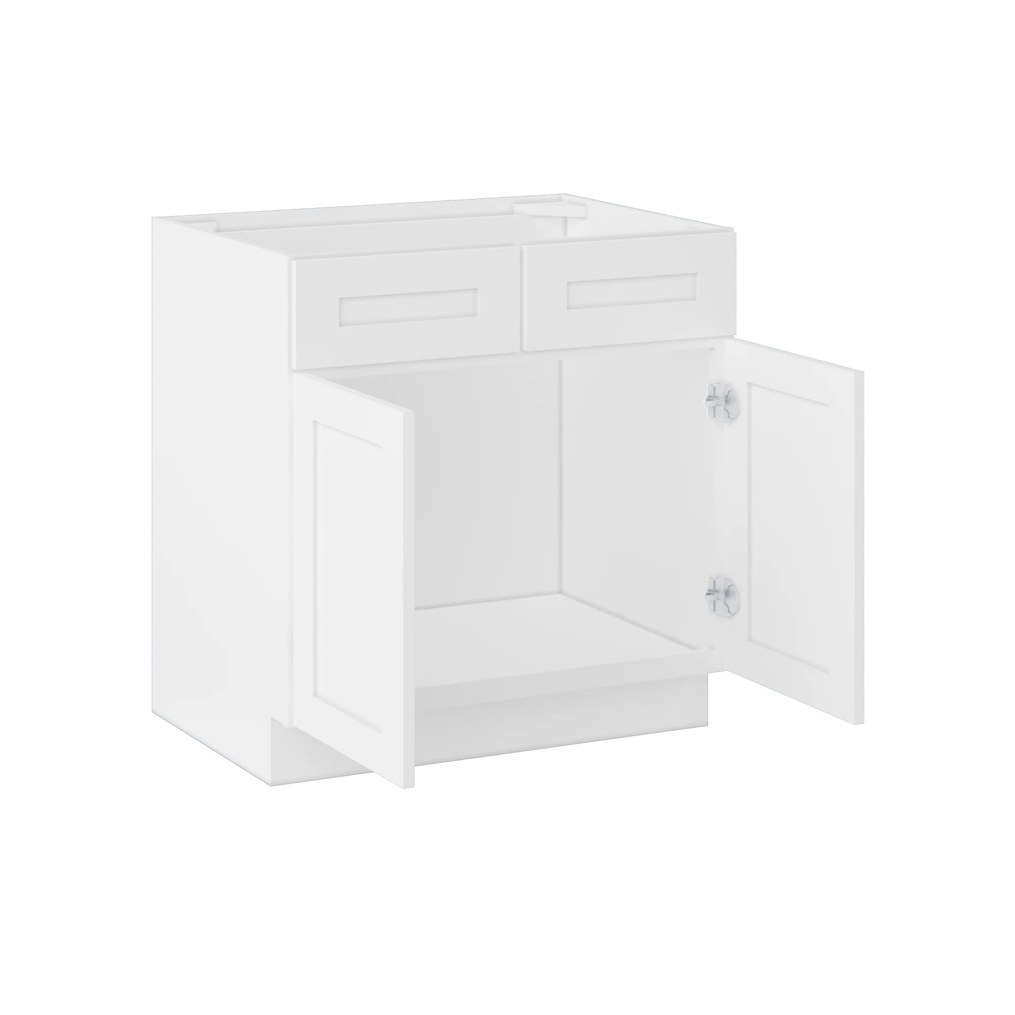 Sink Base Kitchen Cabinet SB33 Alpina White LessCare 33 in. width 34.5 in. height 24 in. depth - Image 4