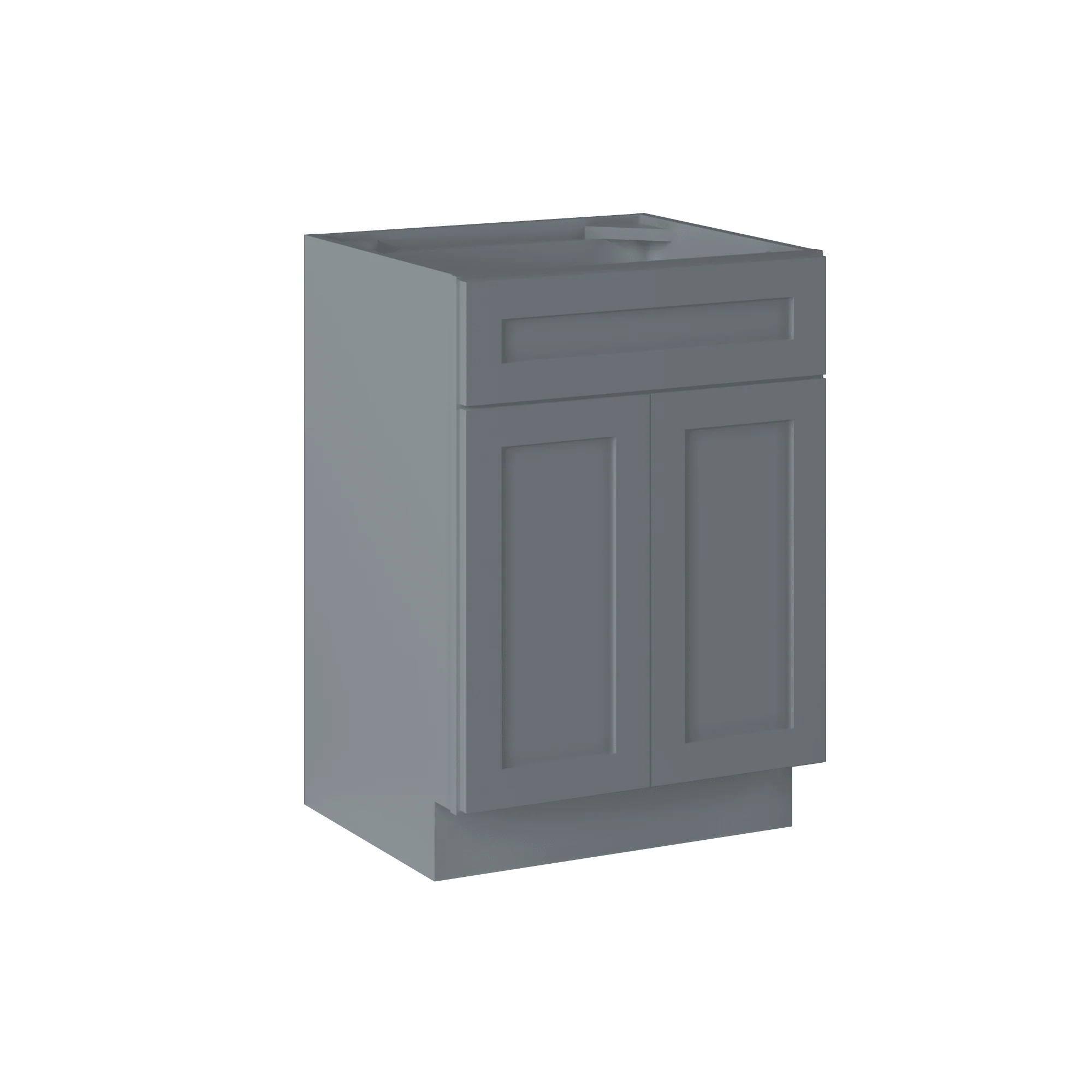 Sink Base Kitchen Cabinet SB33 Colonial Gray LessCare 33 in. width 34.5 in. height 24 in. depth - Image 2