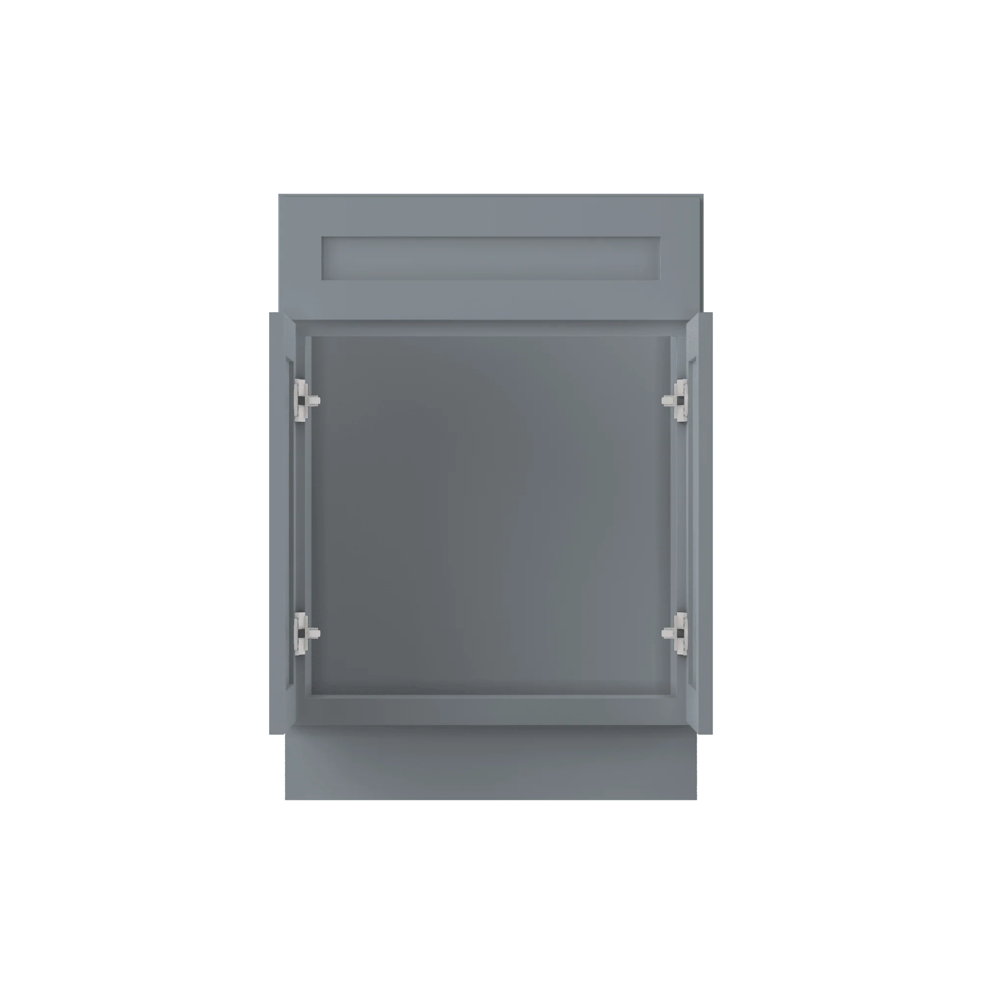 Sink Base Kitchen Cabinet SB33 Colonial Gray LessCare 33 in. width 34.5 in. height 24 in. depth - Image 5