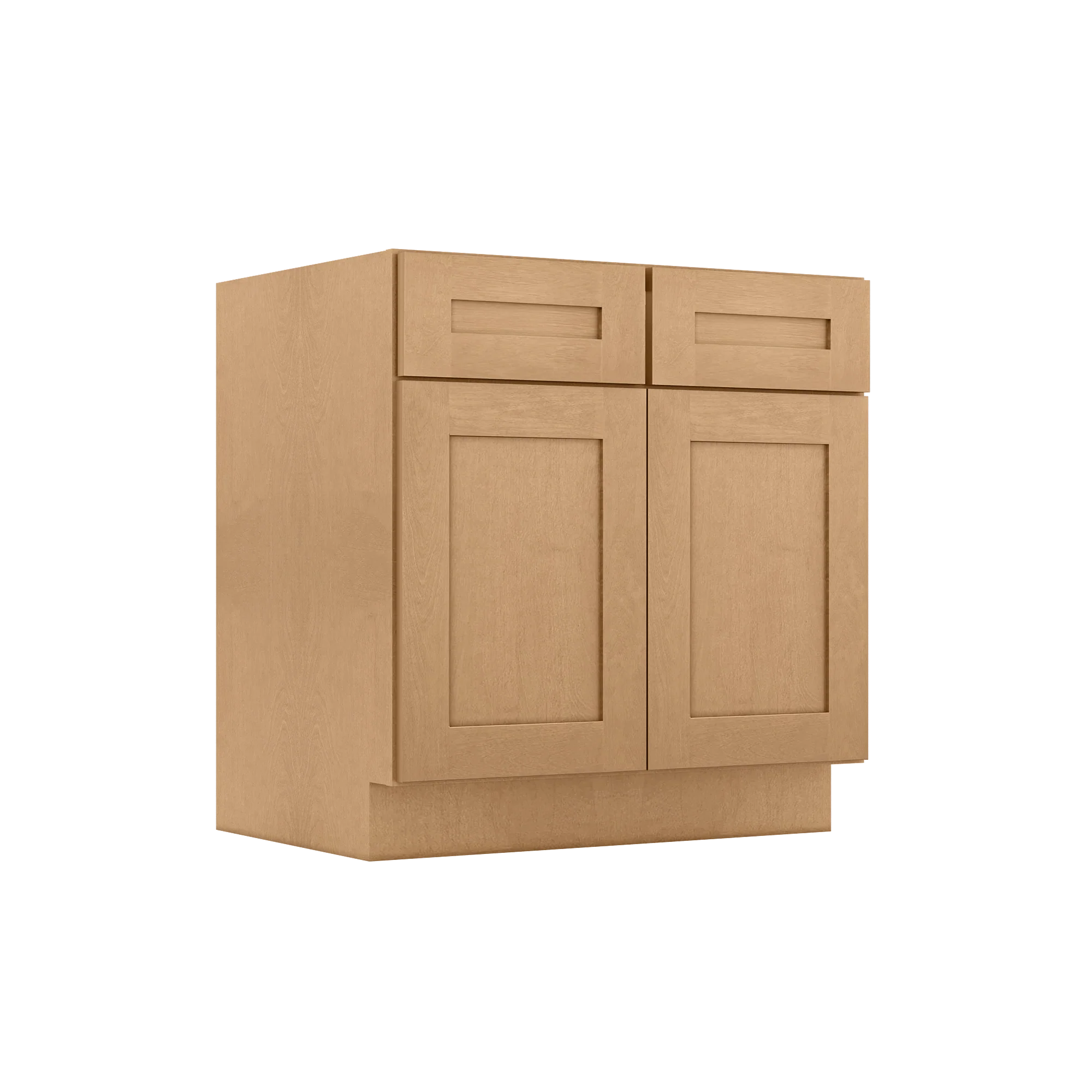 Sink Base Kitchen Cabinet SB33 Shaker Toffee LessCare 33 in. width 34.5 in. height 24 in. depth - Image 2