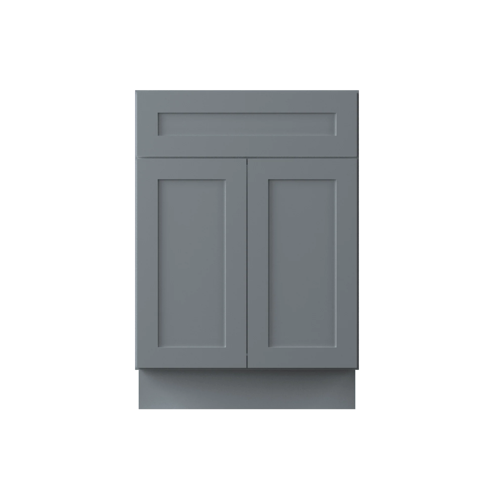 Sink Base Kitchen Cabinet SB36 Colonial Gray LessCare 36 in. width 34.5 in. height 24 in. depth - Image 3