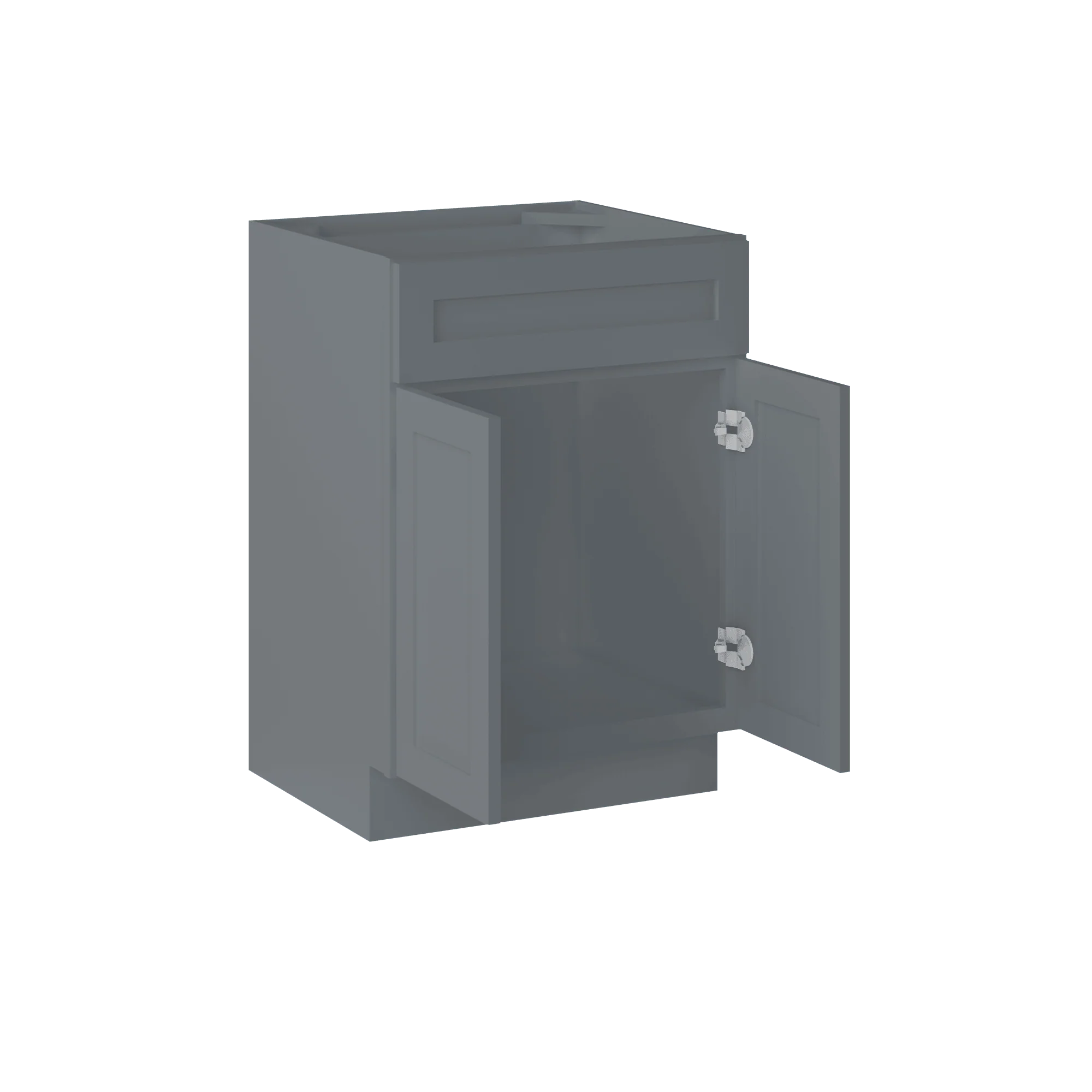 Sink Base Kitchen Cabinet SB36 Colonial Gray LessCare 36 in. width 34.5 in. height 24 in. depth - Image 4