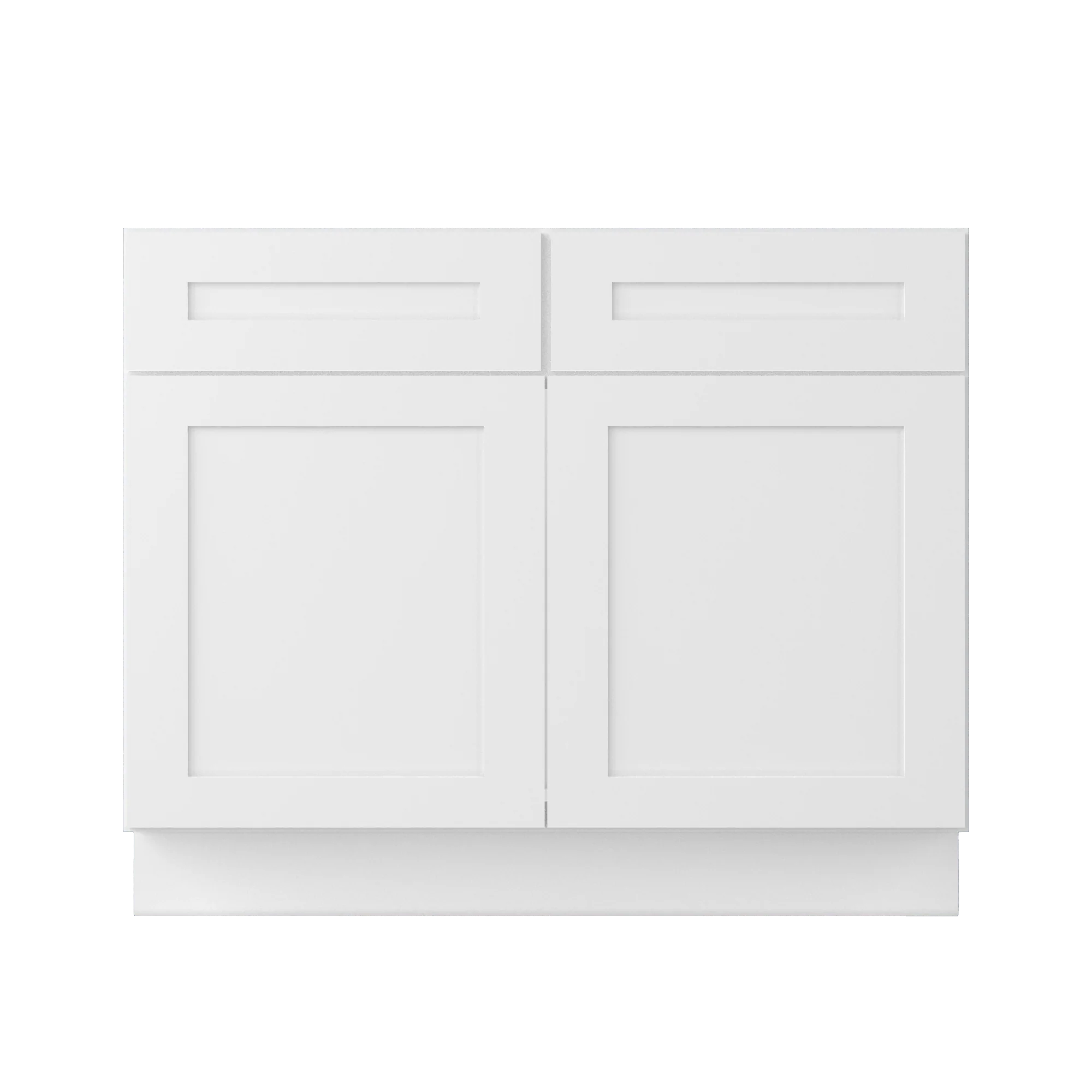 Sink Base Kitchen Cabinet SB42 Alpina White LessCare 42 in. width 34.5 in. height 24 in. depth - Image 3