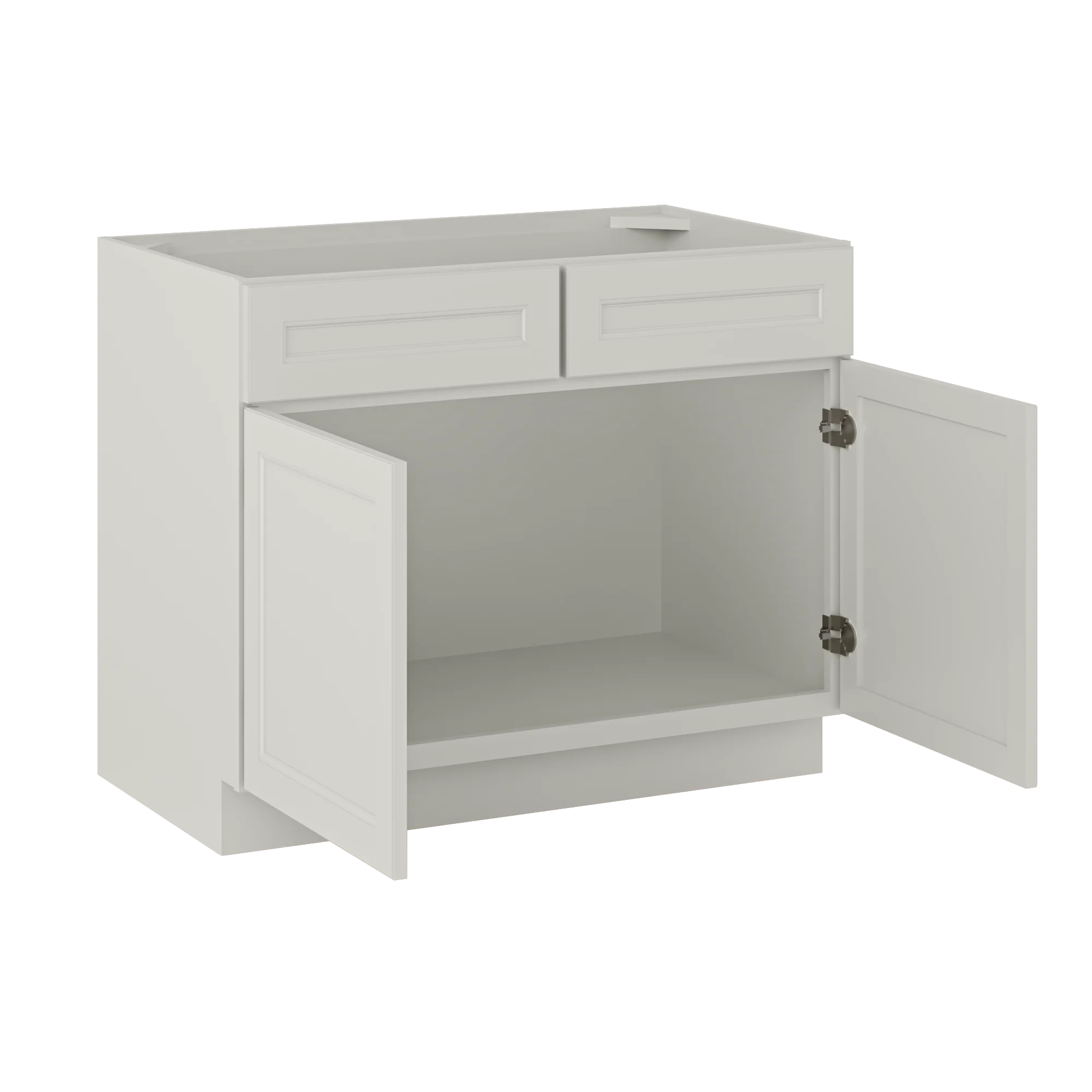 Sink Base Kitchen Cabinet SB42 Milan Pearl 42 in. width 34.5 in. height 24 in. depth - Image 4