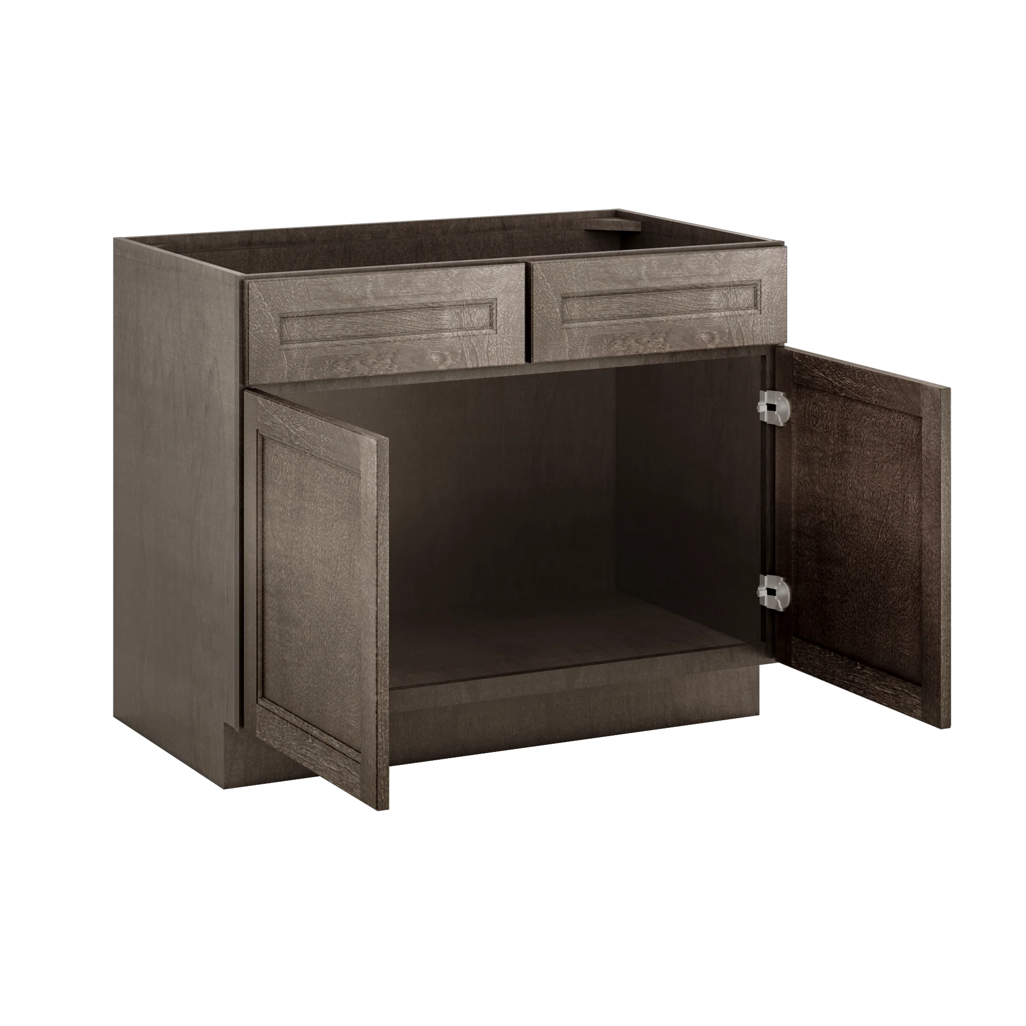 Sink Base Kitchen Cabinet SB42 Milan Slate 42 in. width 34.5 in. height 24 in. depth - Image 4