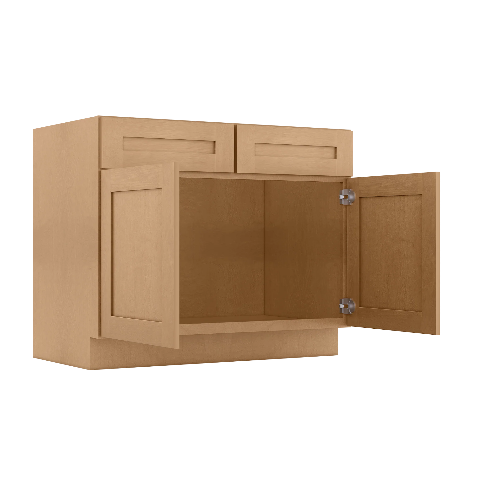 Sink Base Kitchen Cabinet SB42 Shaker Toffee LessCare 42 in. width 34.5 in. height 24 in. depth - Image 4