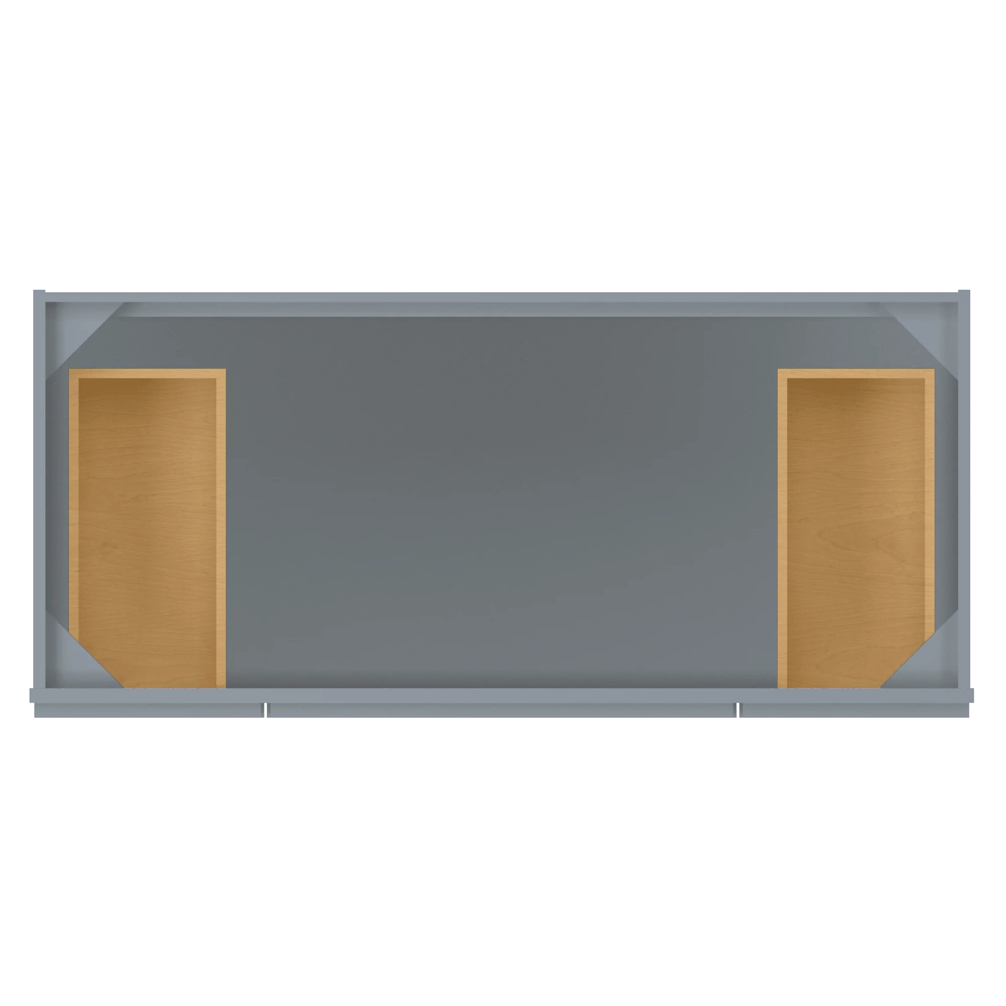 Sink Base Kitchen Cabinet SB48 Colonial Gray LessCare 48 in. width 34.5 in. height 24 in. depth - Image 6