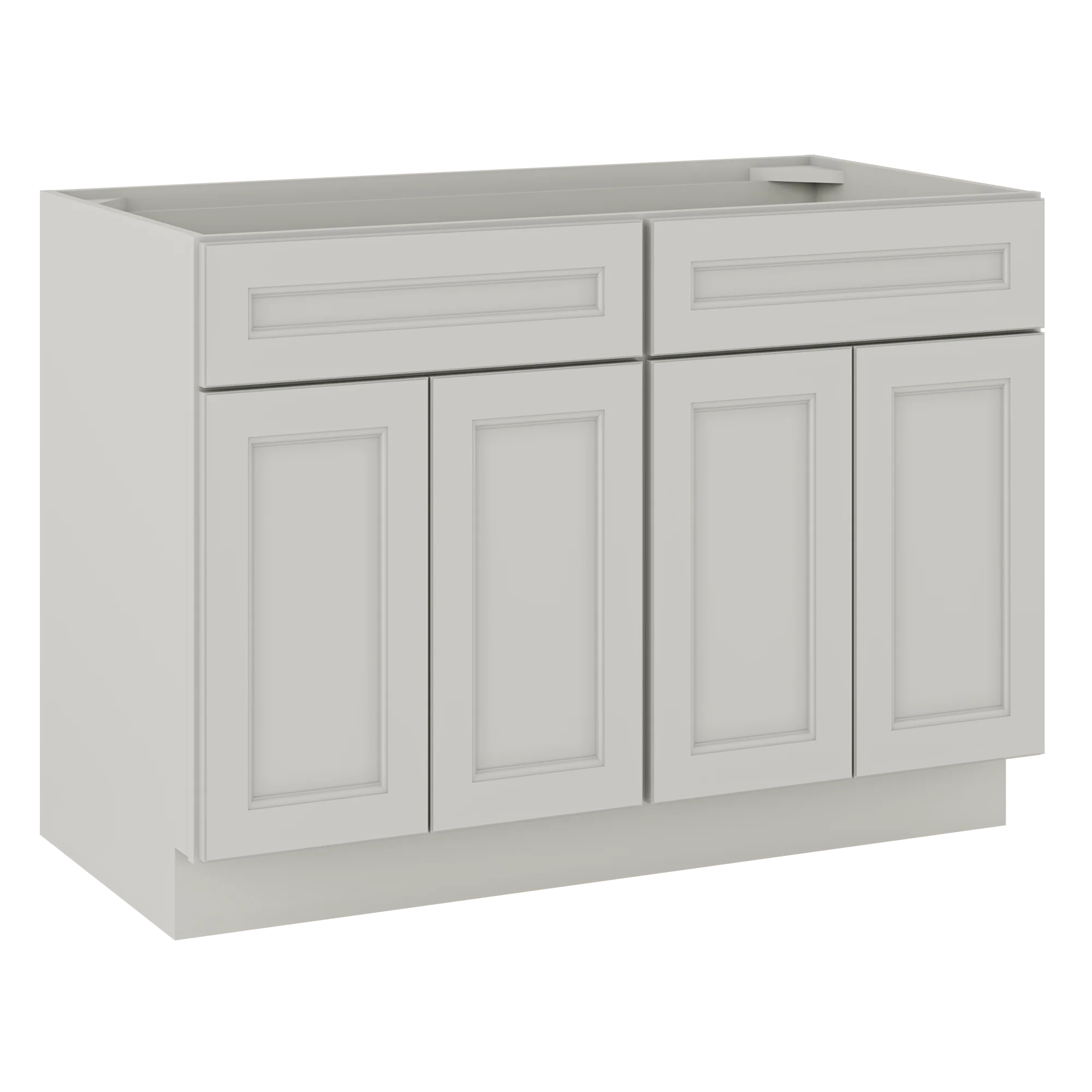 Sink Base Kitchen Cabinet SB48 Milan Pearl 48 in. width 34.5 in. height 24 in. depth - Image 2