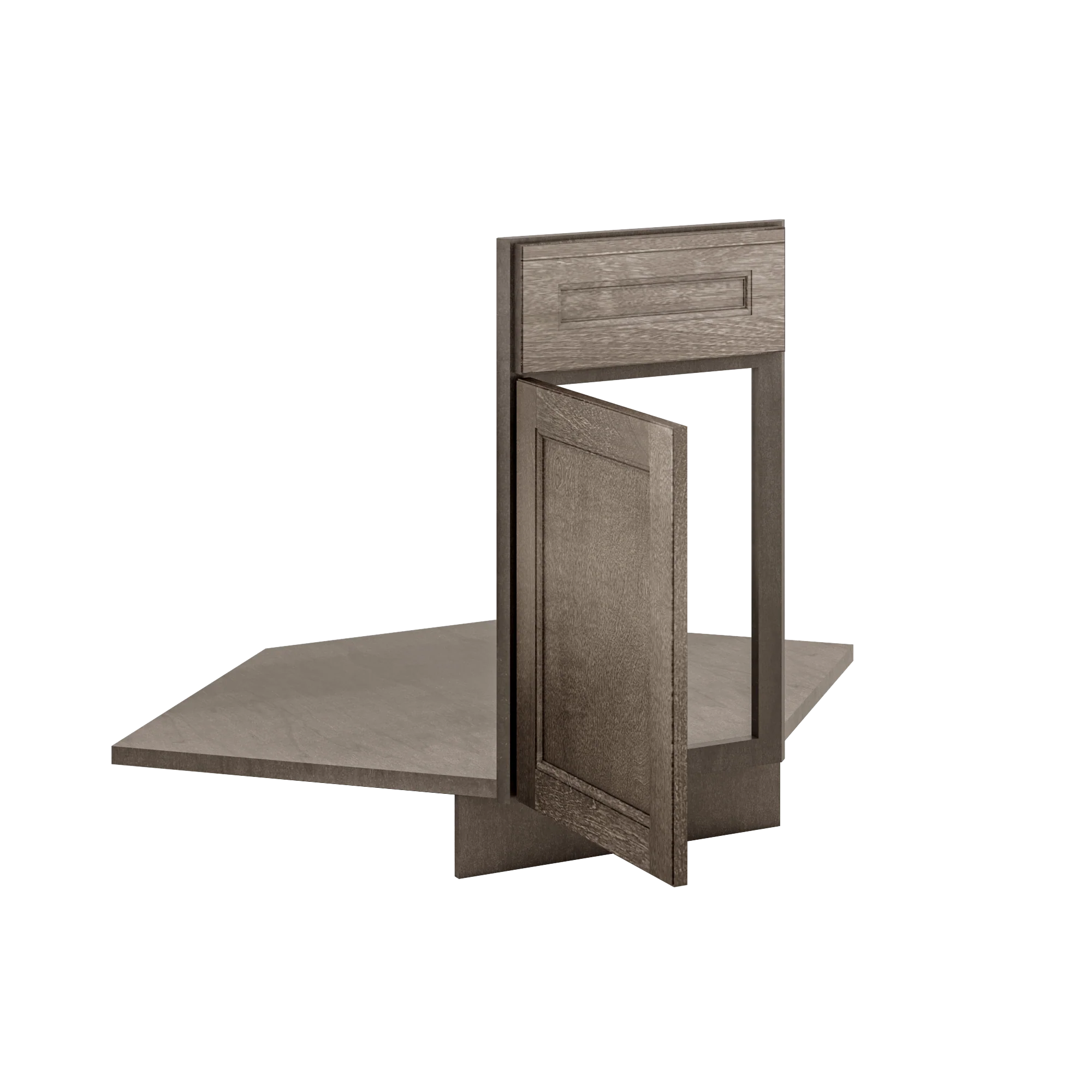 Sink Front Corner Base Kitchen Cabinet SFC36 Milan Slate 34.5 in. height 36 in. depth - Image 4