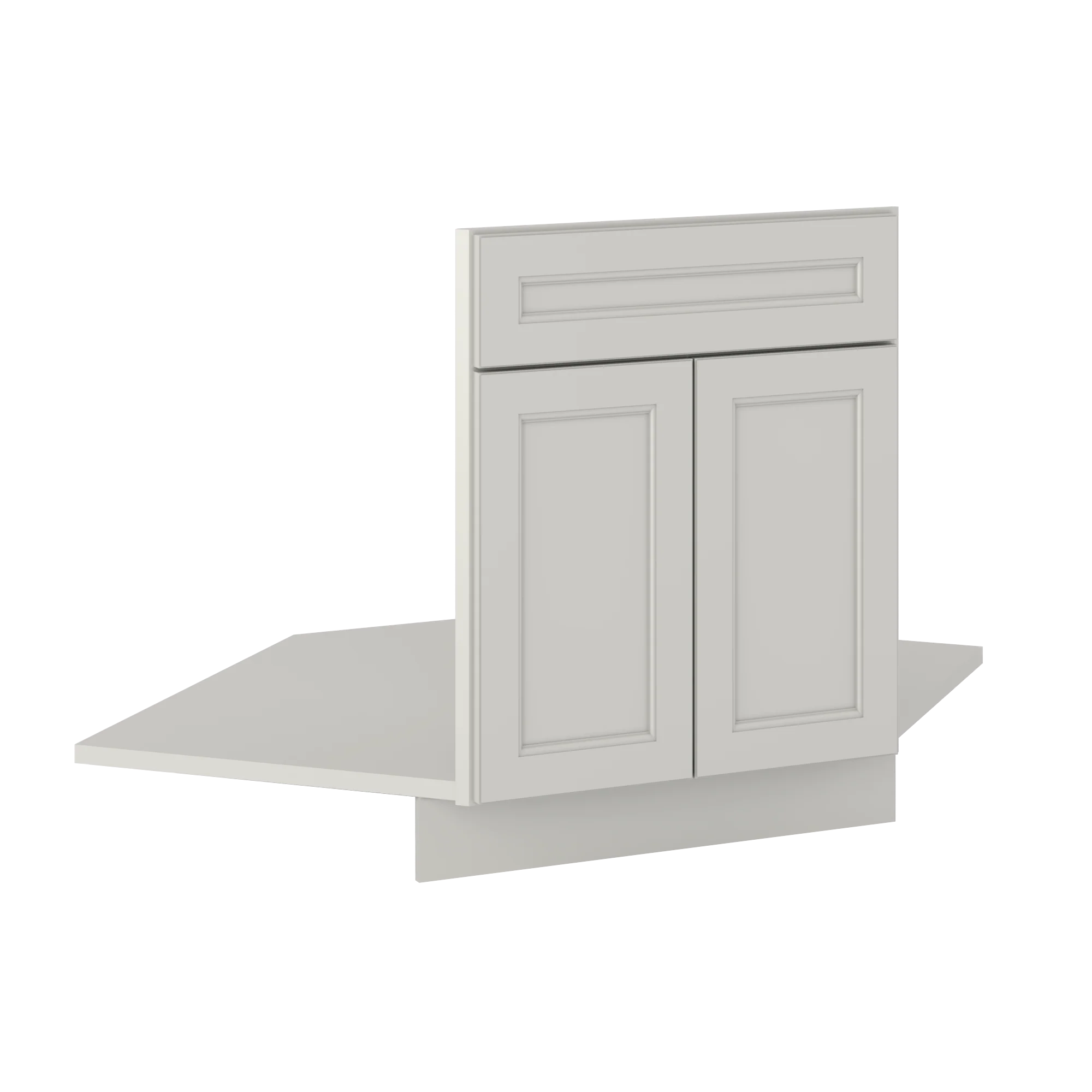 Sink Front Corner Base Kitchen Cabinet SFC42 Milan Pearl 34.5 in. height 42 in. depth - Image 2