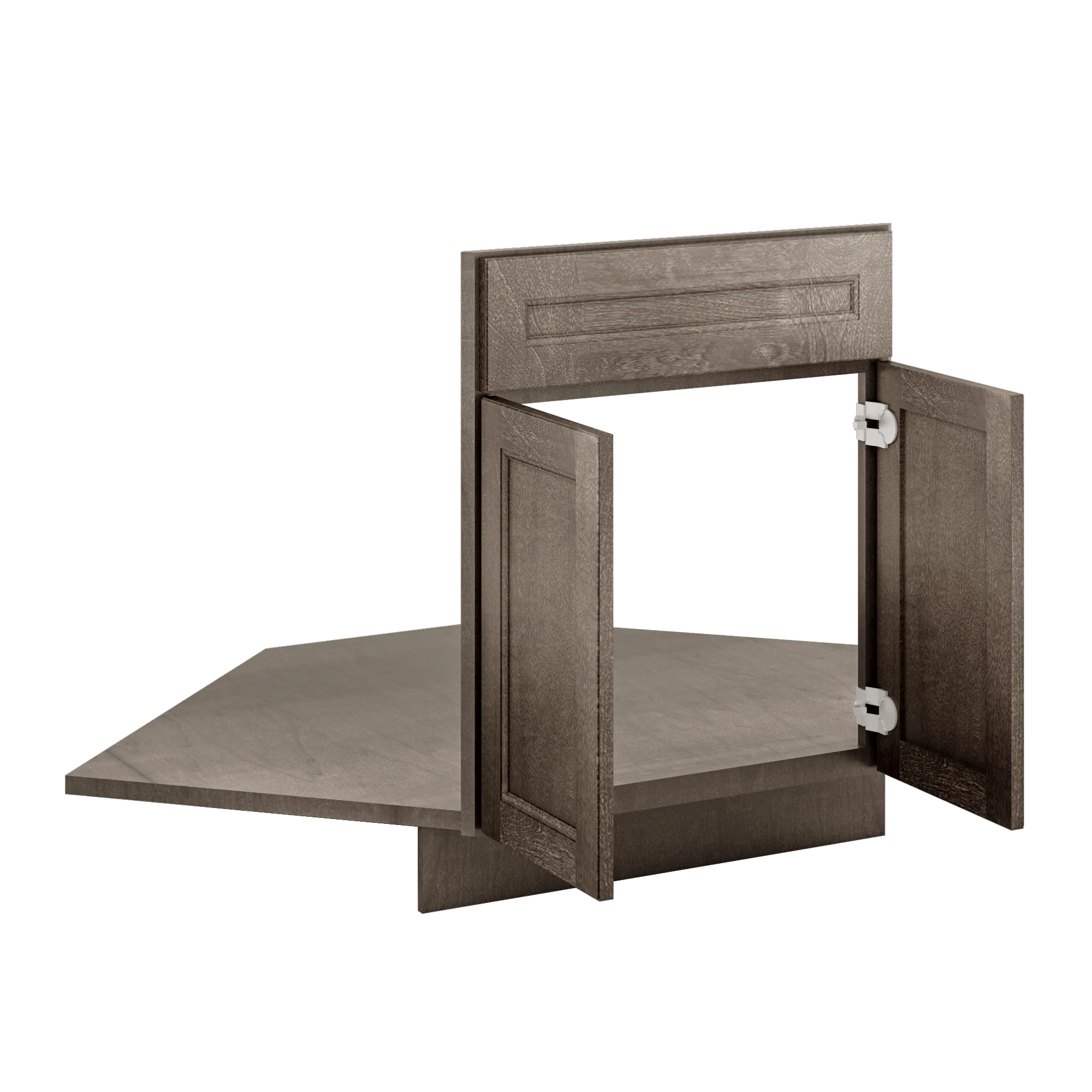 Sink Front Corner Base Kitchen Cabinet SFC42 Milan Slate 34.5 in. height 42 in. depth - Image 4