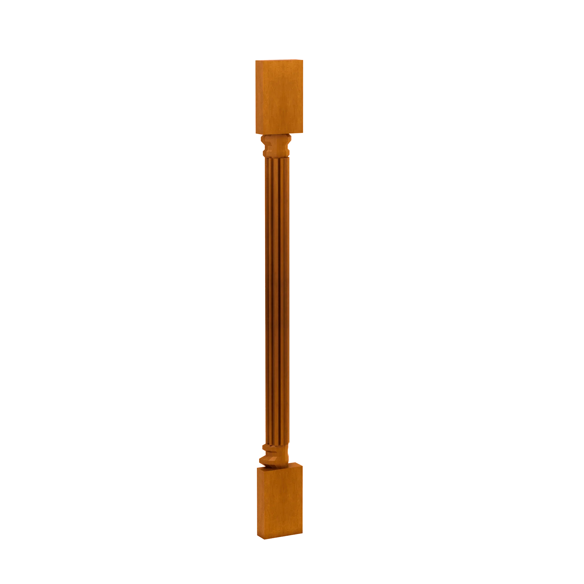 Split Turning End Molding SPTRINGEND Newport LessCare 2 in. width 9.5 in. height 96 in. depth - Image 2