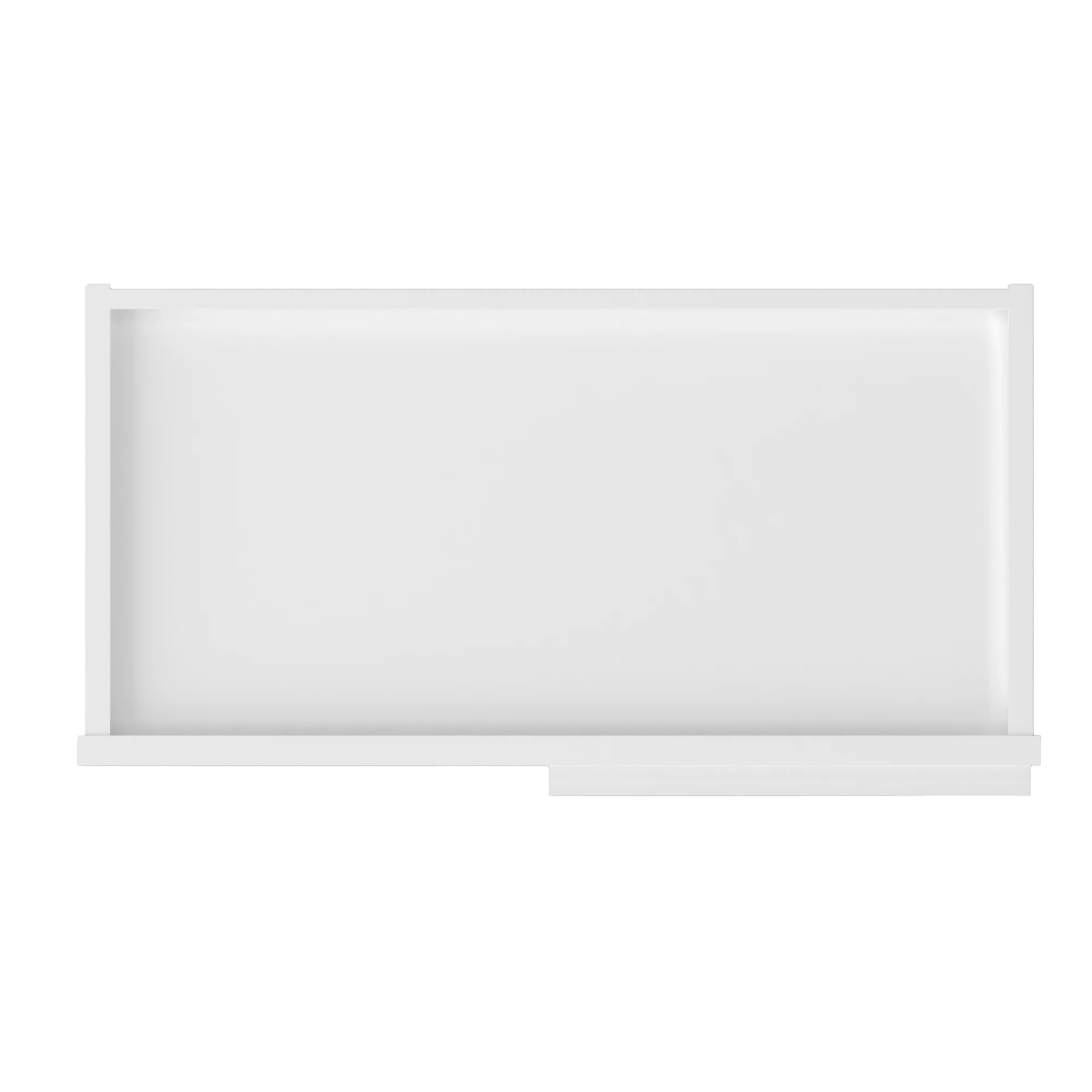 Square Corner Wall Blind Reversible Kitchen Cabinet SC2430 Alpina White LessCare 24 in. width 30 in. height 12 in. depth - Image 6