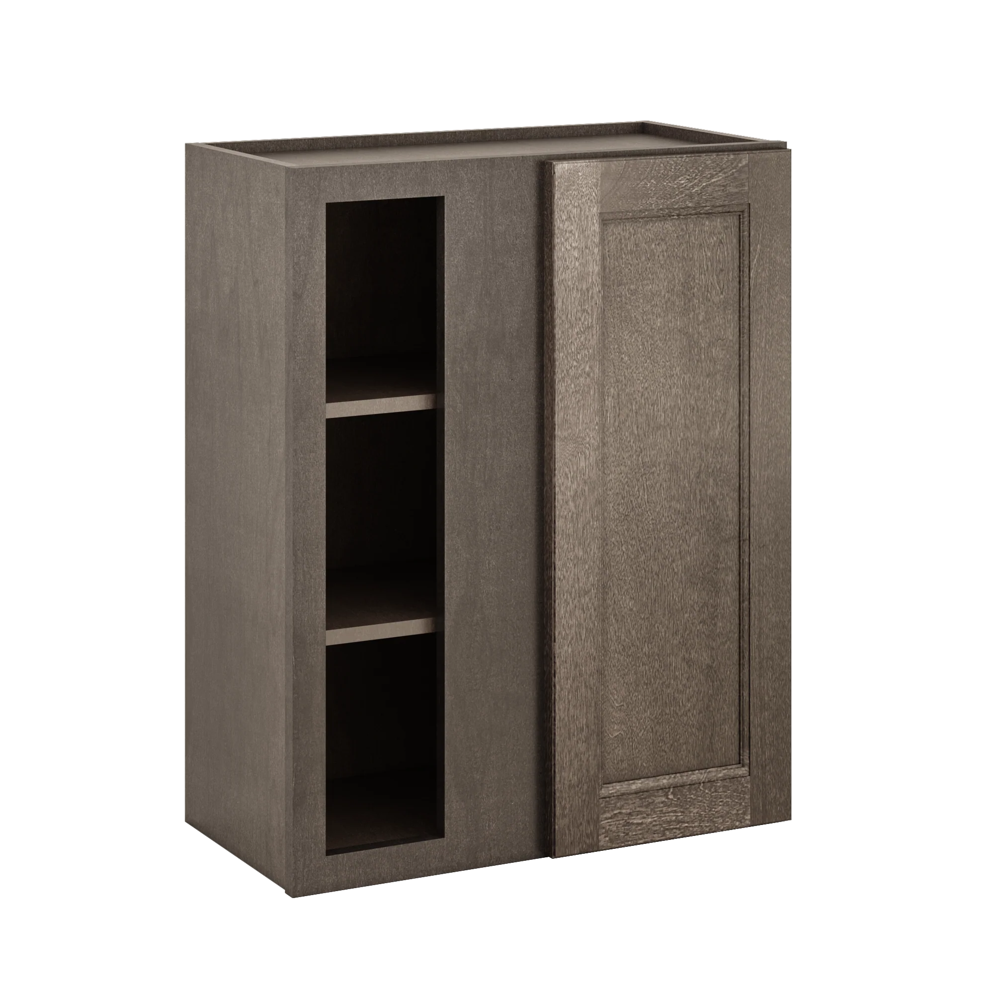 Square Corner Wall Blind Reversible Kitchen Cabinet SC2430 Milan Slate 24 in. width 30 in. height 12 in. depth - Image 2