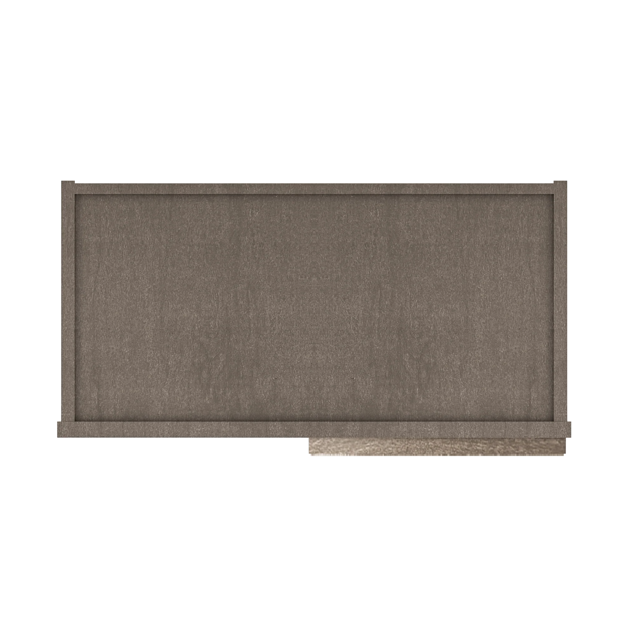 Square Corner Wall Blind Reversible Kitchen Cabinet SC2430 Milan Slate 24 in. width 30 in. height 12 in. depth - Image 6