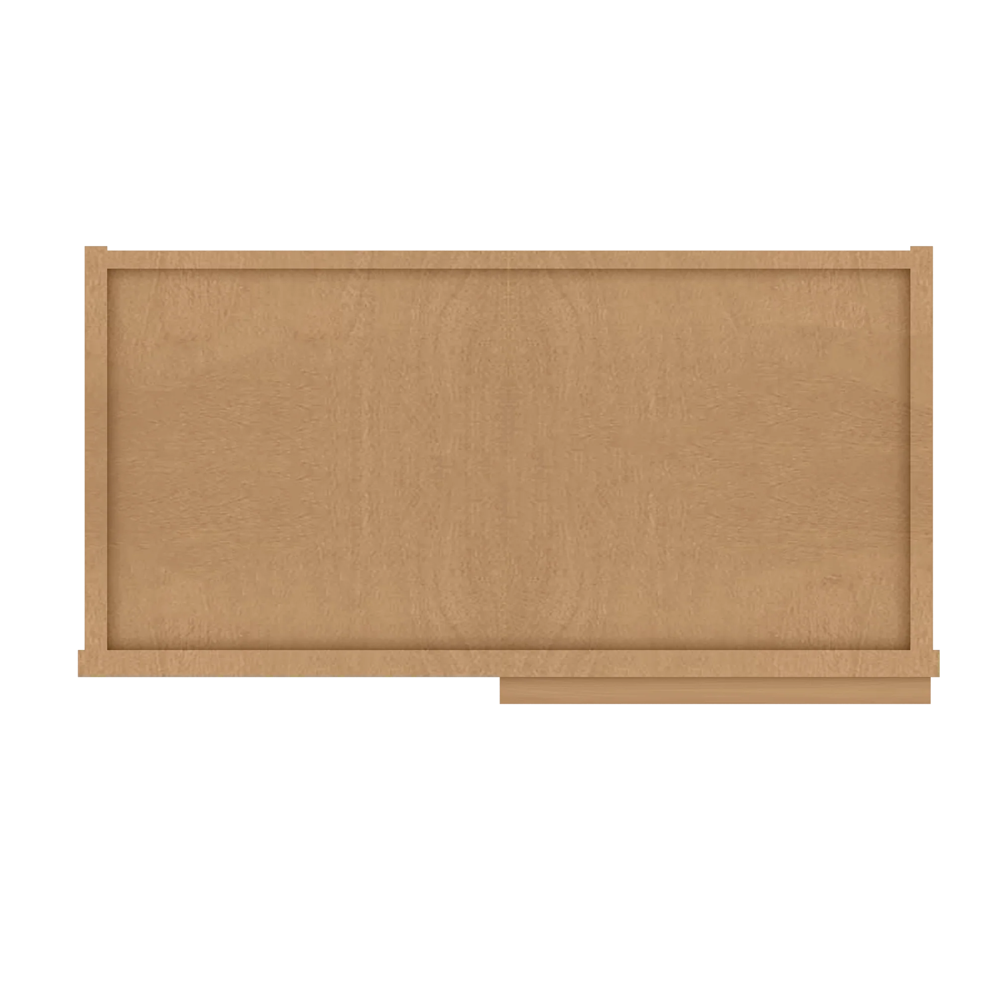 Square Corner Wall Blind Reversible Kitchen Cabinet SC2430 Shaker Toffee LessCare 24 in. width 30 in. height 12 in. depth - Image 6