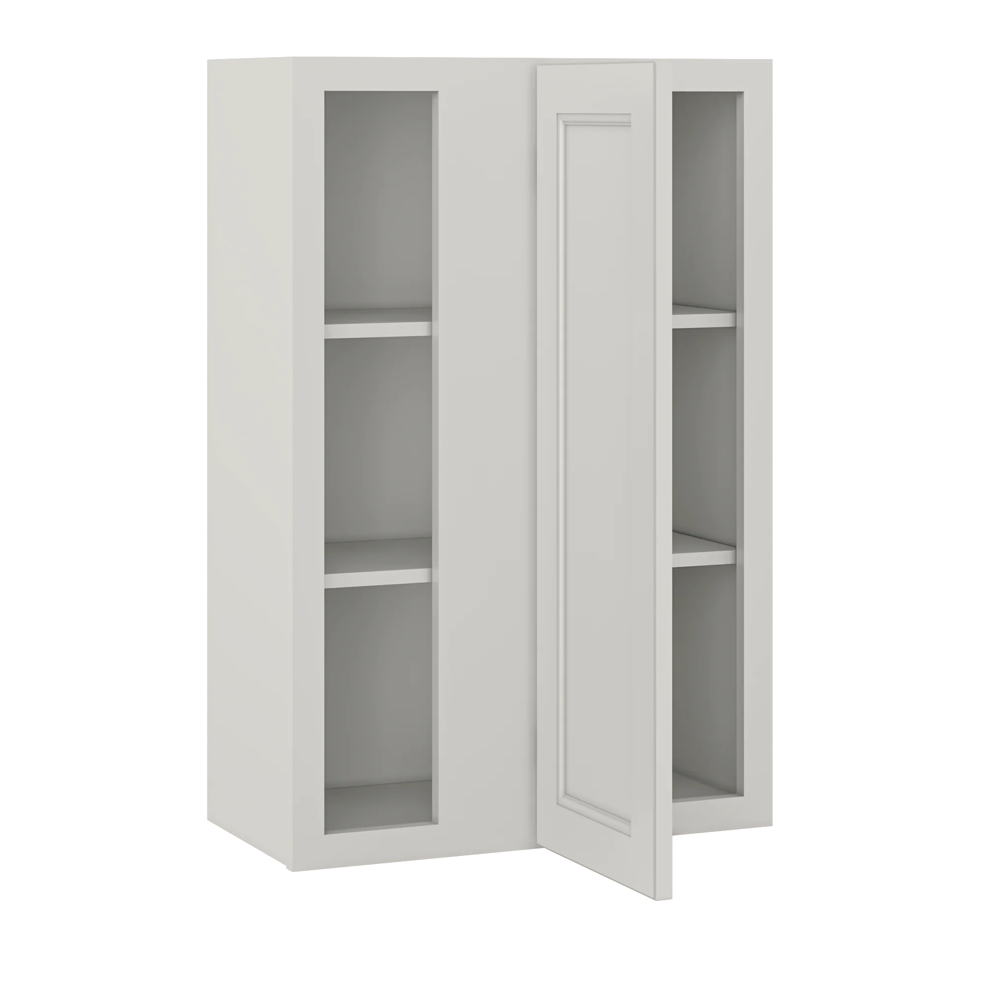 Square Corner Wall Blind Reversible Kitchen Cabinet SC2436 Milan Pearl 24 in. width 36 in. height 12 in. depth - Image 4