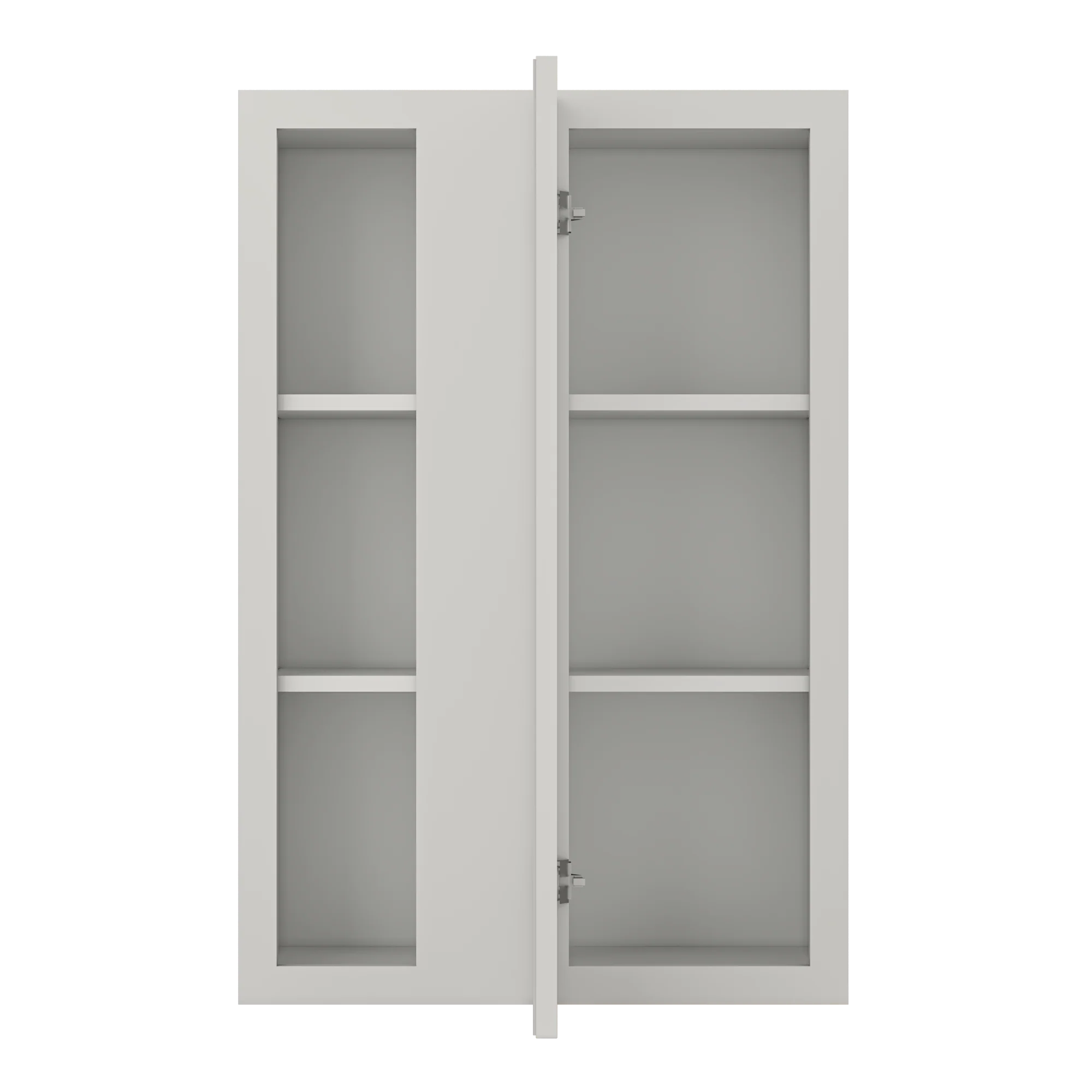 Square Corner Wall Blind Reversible Kitchen Cabinet SC2436 Milan Pearl 24 in. width 36 in. height 12 in. depth - Image 5
