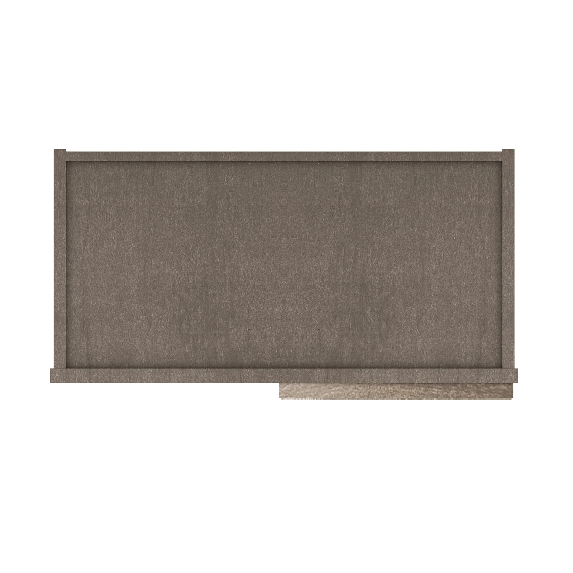 Square Corner Wall Blind Reversible Kitchen Cabinet SC2436 Milan Slate 24 in. width 36 in. height 12 in. depth - Image 6