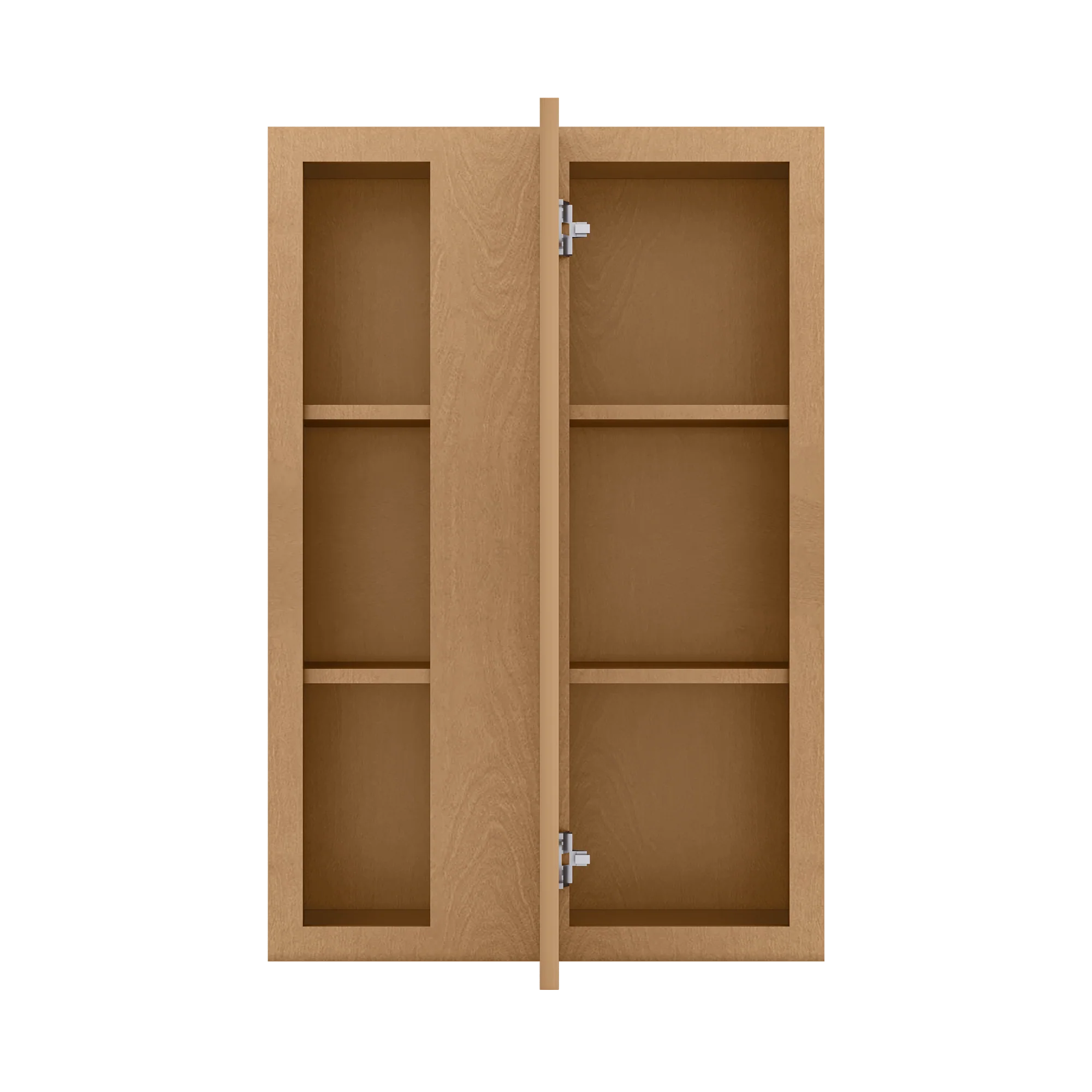 Square Corner Wall Blind Reversible Kitchen Cabinet SC2436 Shaker Toffee LessCare 24 in. width 36 in. height 12 in. depth - Image 5