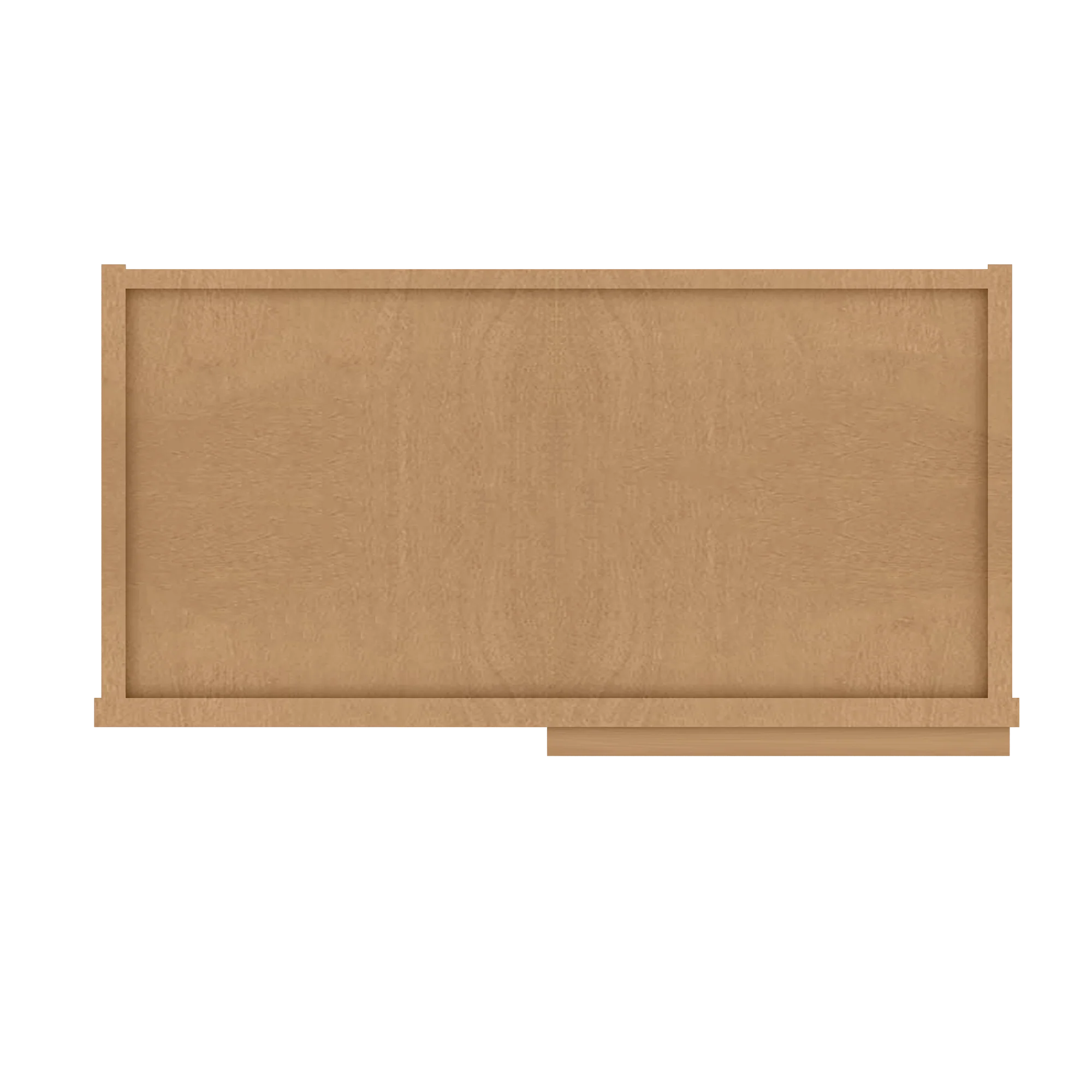 Square Corner Wall Blind Reversible Kitchen Cabinet SC2436 Shaker Toffee LessCare 24 in. width 36 in. height 12 in. depth - Image 6