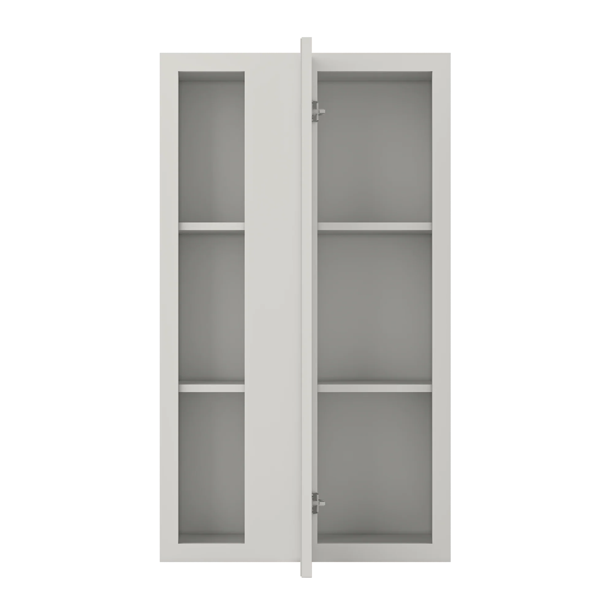 Square Corner Wall Blind Reversible Kitchen Cabinet SC2442 Milan Pearl 24 in. width 42 in. height 12 in. depth - Image 5