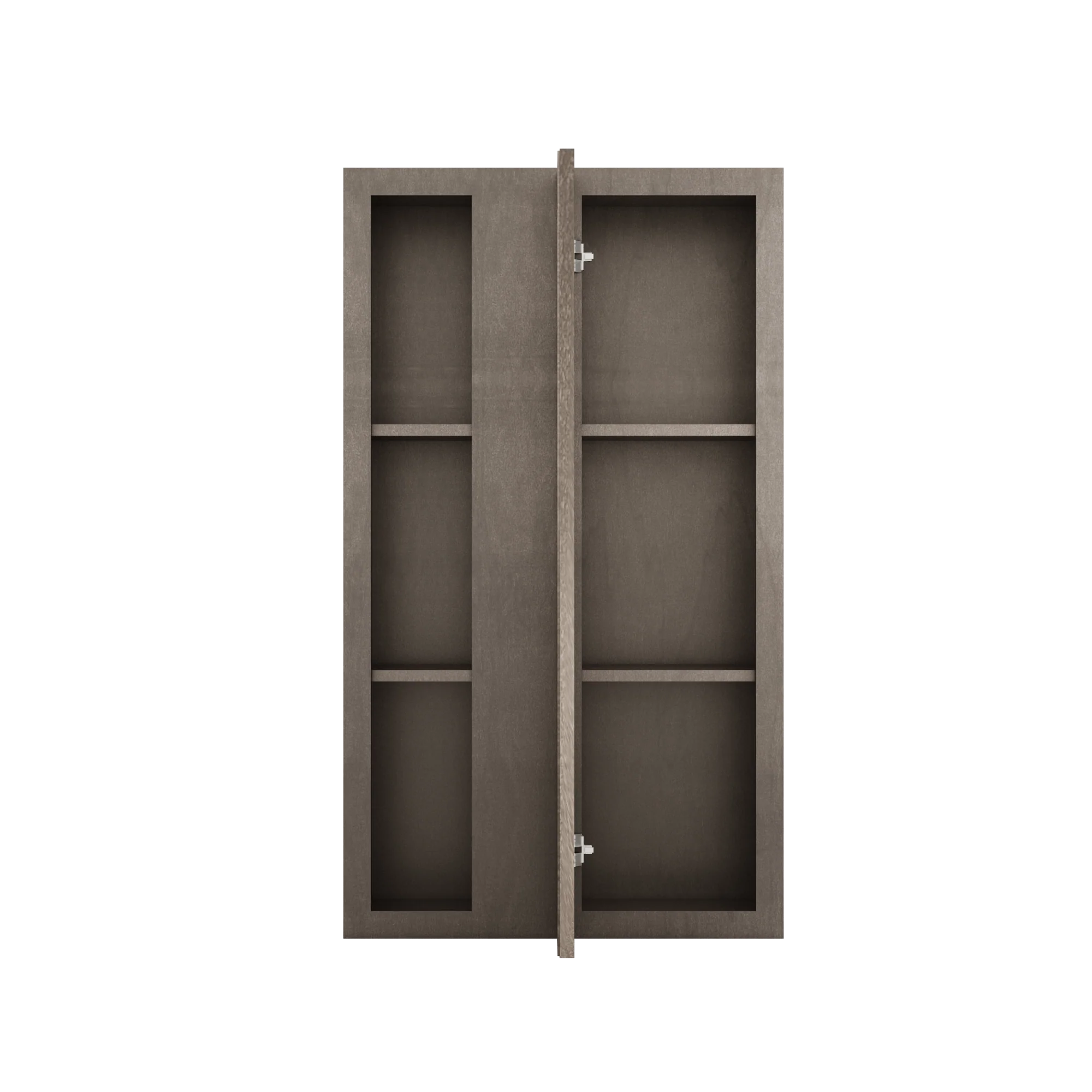 Square Corner Wall Blind Reversible Kitchen Cabinet SC2442 Milan Slate 24 in. width 42 in. height 12 in. depth - Image 5
