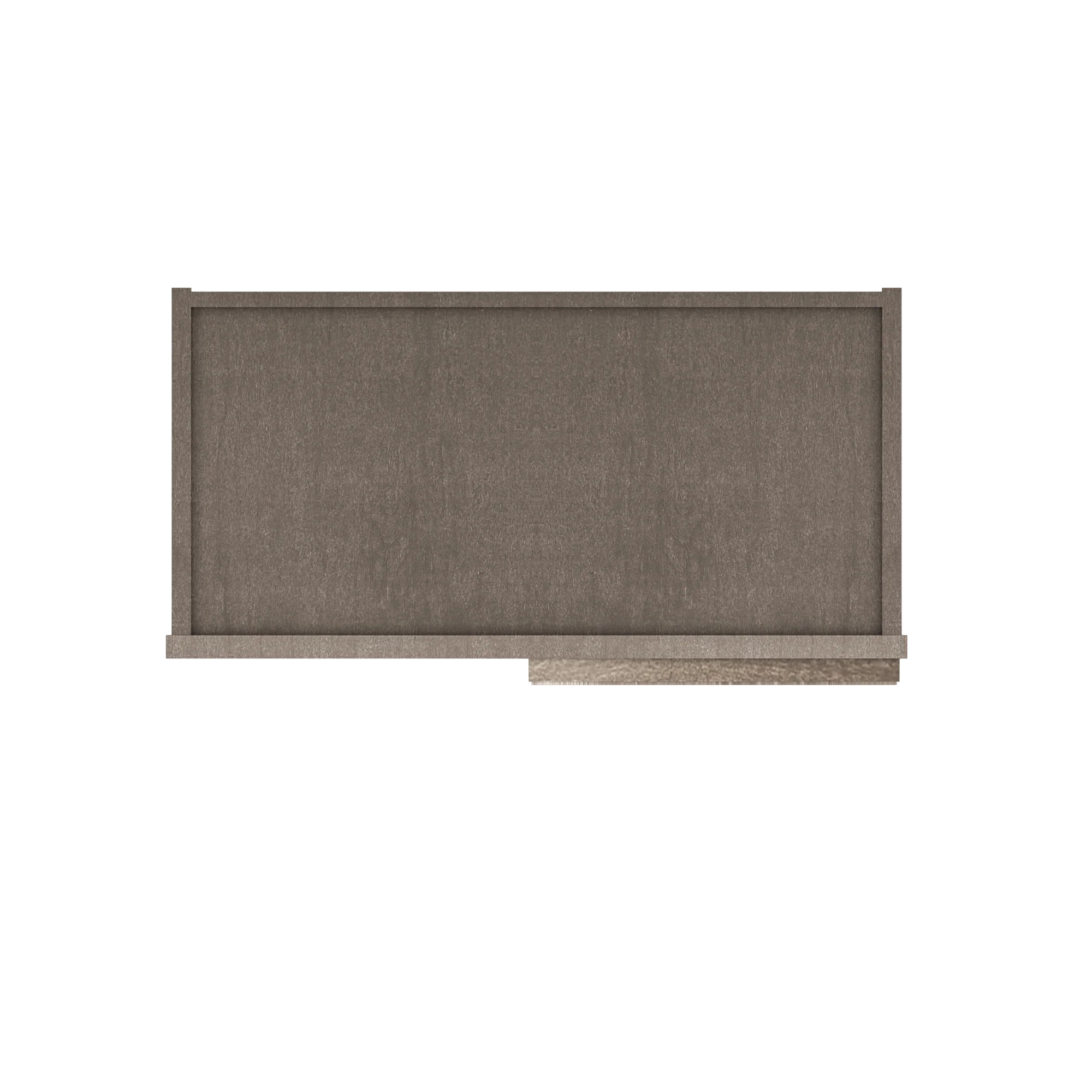 Square Corner Wall Blind Reversible Kitchen Cabinet SC2442 Milan Slate 24 in. width 42 in. height 12 in. depth - Image 6