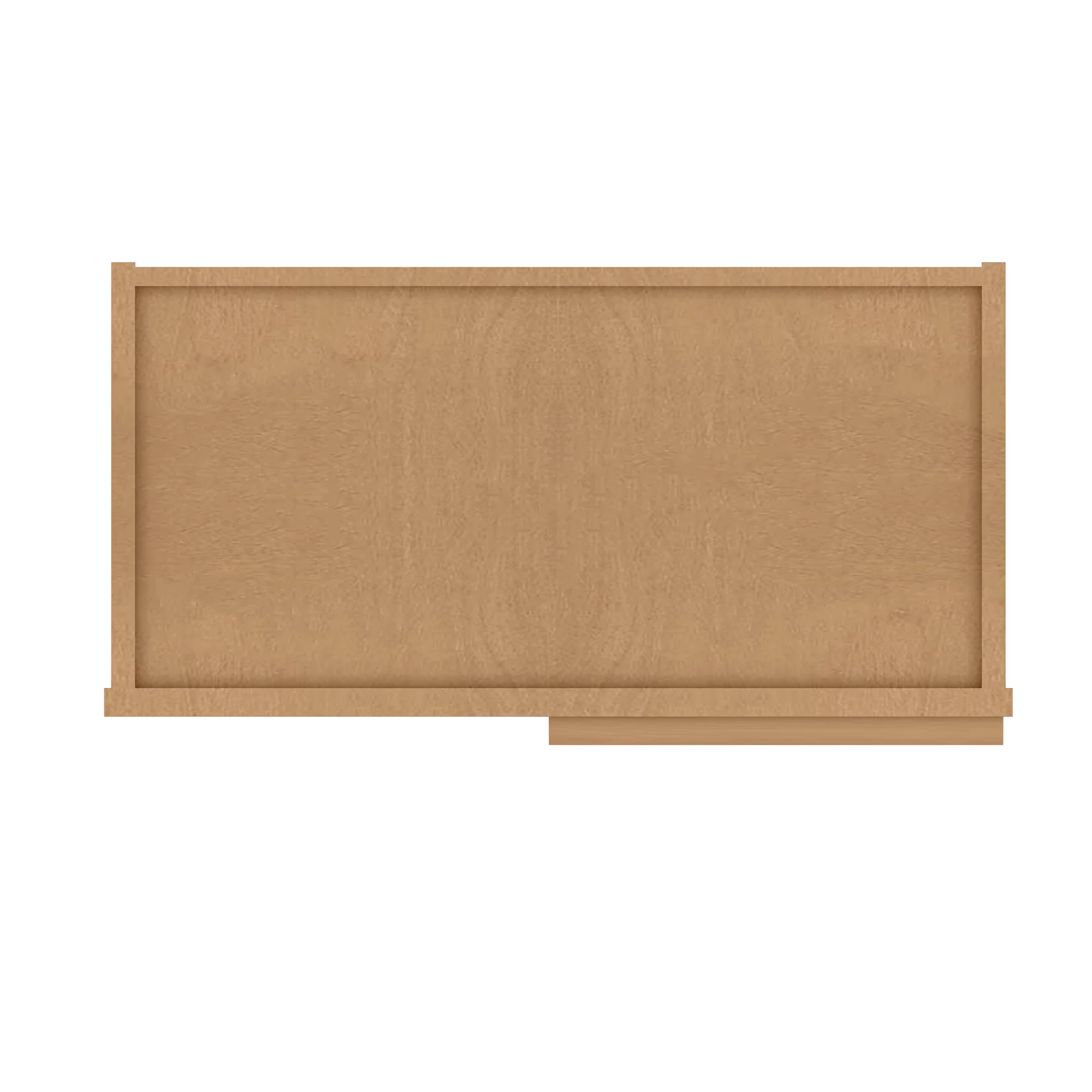 Square Corner Wall Blind Reversible Kitchen Cabinet SC2442 Shaker Toffee LessCare 24 in. width 42 in. height 12 in. depth - Image 6