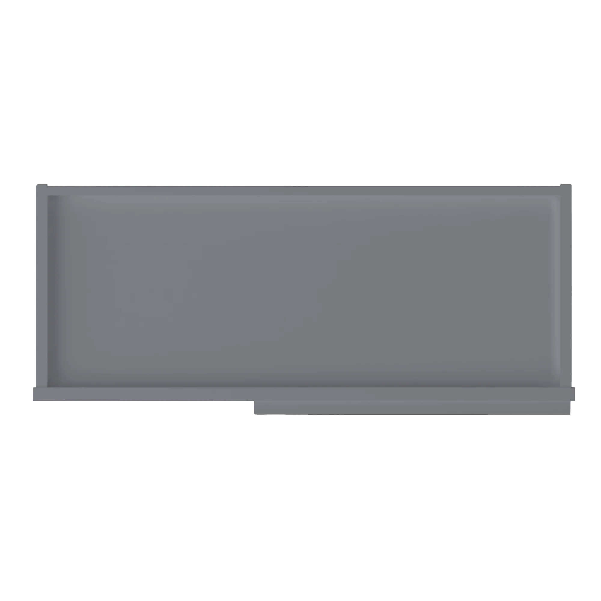 Square Corner Wall Blind Reversible Kitchen Cabinet SC3030 Colonial Gray LessCare 30 in. width 30 in. height 12 in. depth - Image 6