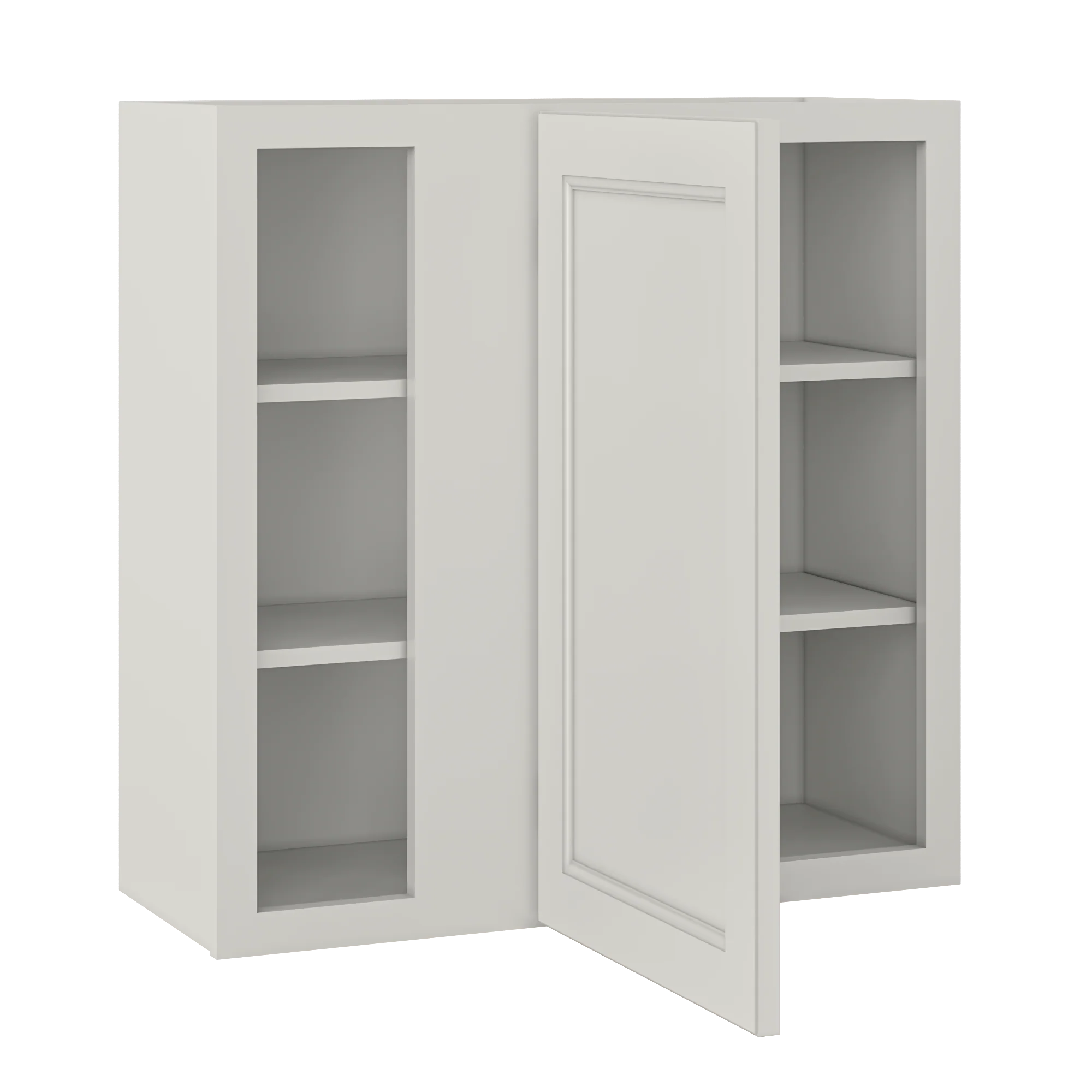 Square Corner Wall Blind Reversible Kitchen Cabinet SC3030 Milan Pearl 30 in. width 30 in. height 12 in. depth - Image 4