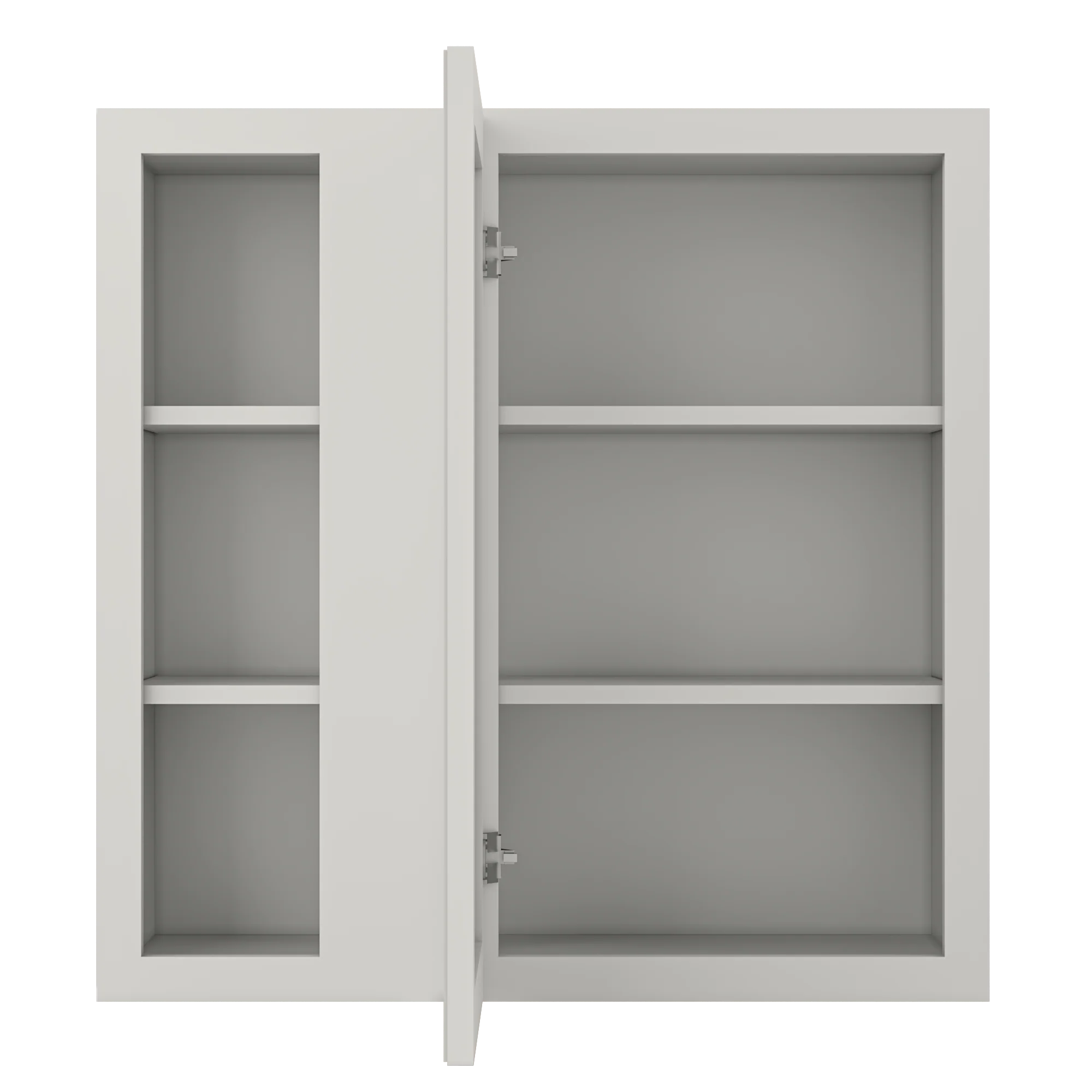 Square Corner Wall Blind Reversible Kitchen Cabinet SC3030 Milan Pearl 30 in. width 30 in. height 12 in. depth - Image 5