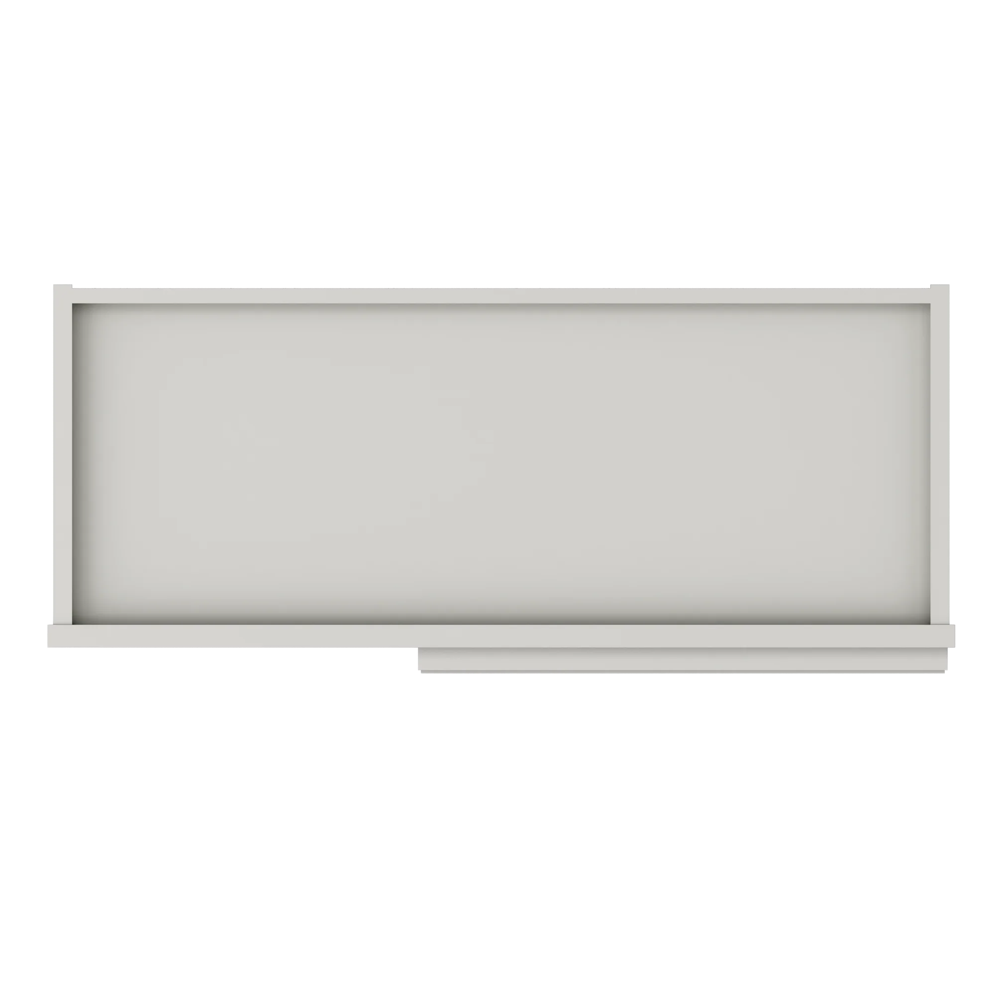 Square Corner Wall Blind Reversible Kitchen Cabinet SC3030 Milan Pearl 30 in. width 30 in. height 12 in. depth - Image 6