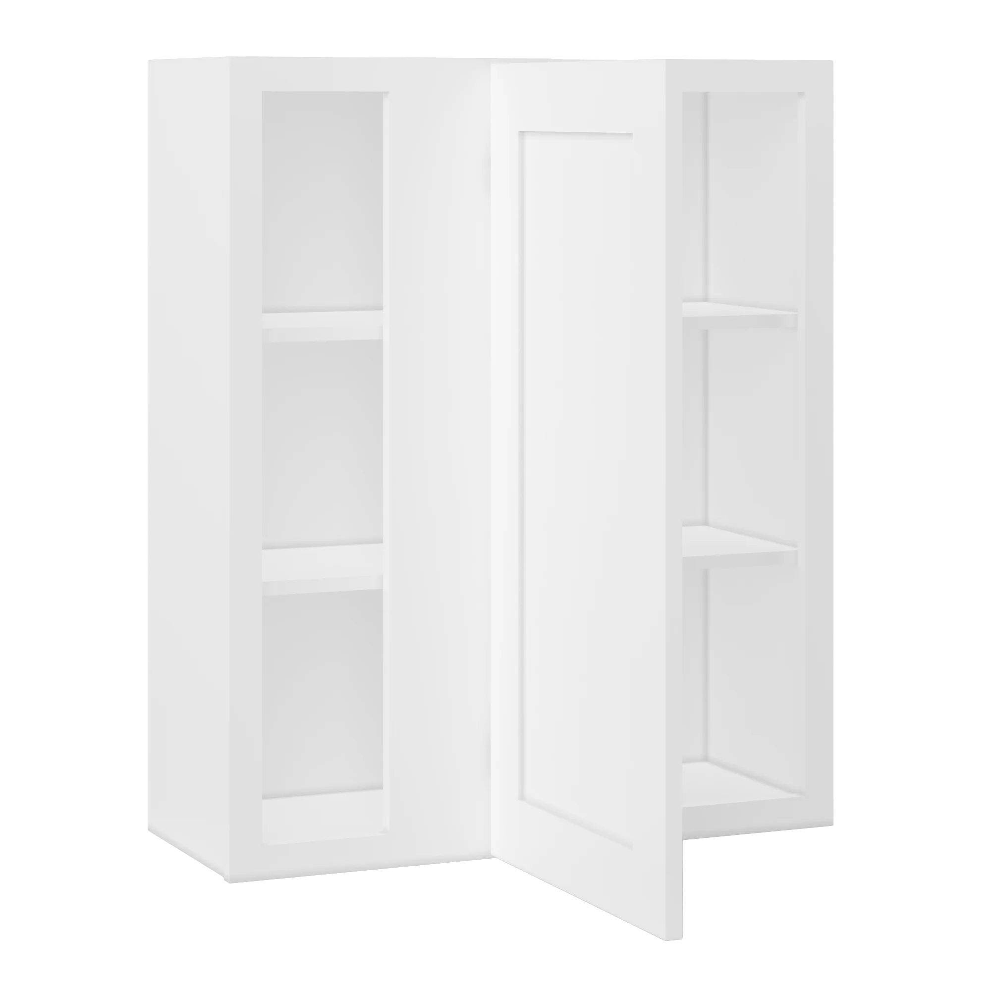 Square Corner Wall Blind Reversible Kitchen Cabinet SC3036 Alpina White LessCare 30 in. width 36 in. height 12 in. depth - Image 4