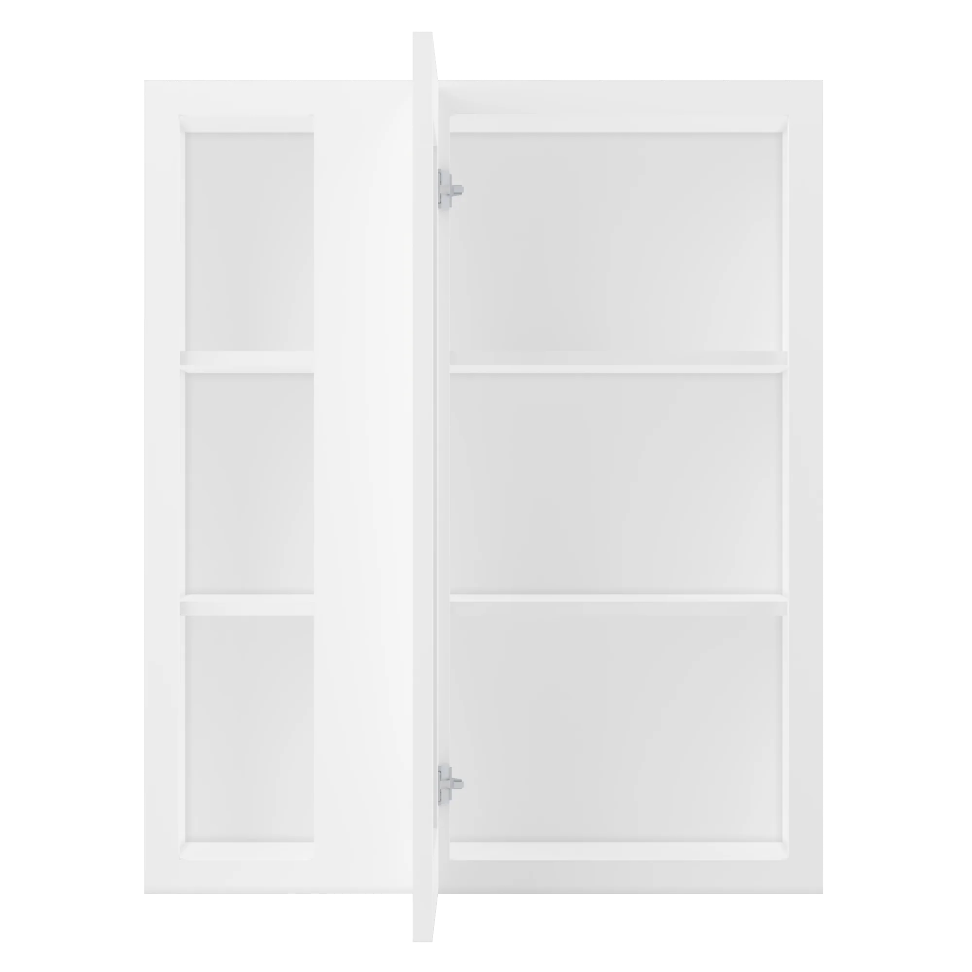 Square Corner Wall Blind Reversible Kitchen Cabinet SC3036 Alpina White LessCare 30 in. width 36 in. height 12 in. depth - Image 5
