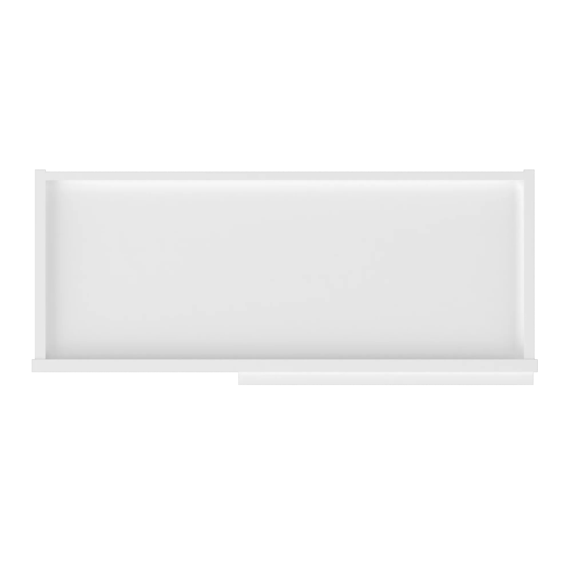 Square Corner Wall Blind Reversible Kitchen Cabinet SC3036 Alpina White LessCare 30 in. width 36 in. height 12 in. depth - Image 6
