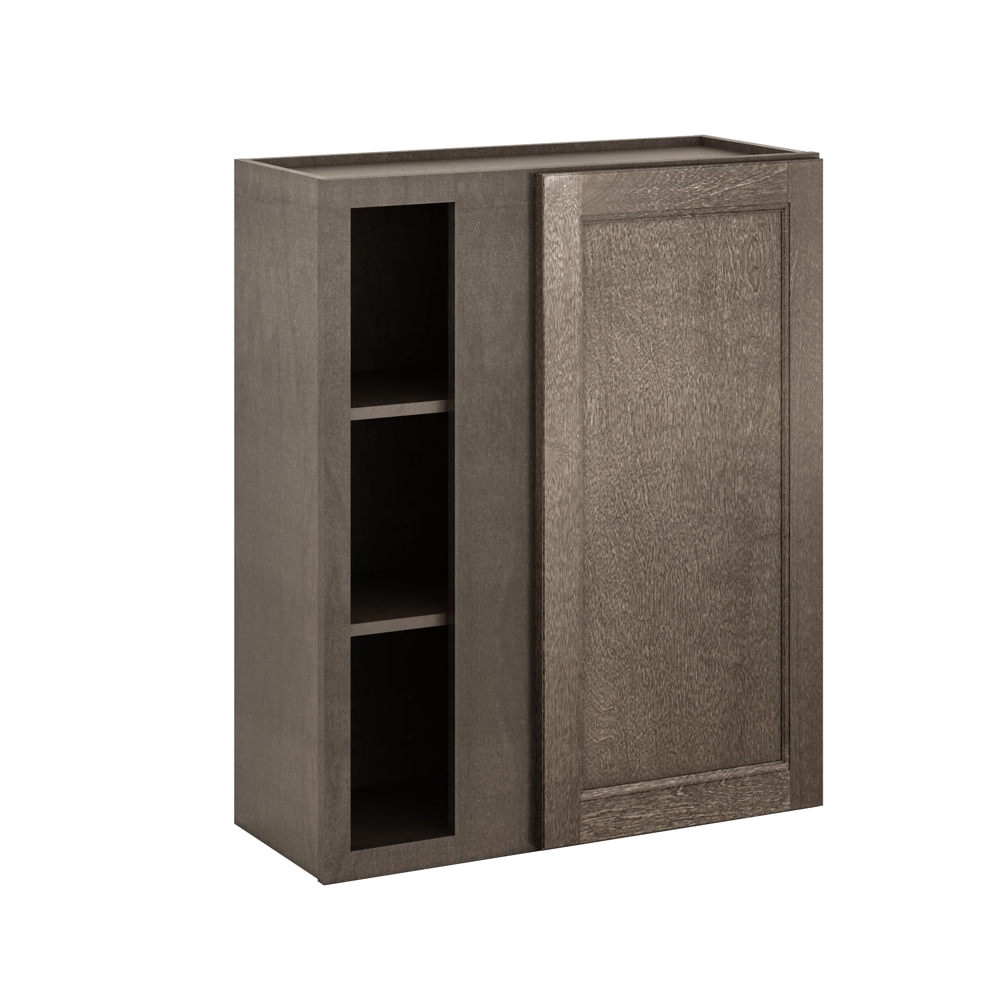 Square Corner Wall Blind Reversible Kitchen Cabinet SC3036 Milan Slate 30 in. width 36 in. height 12 in. depth - Image 2